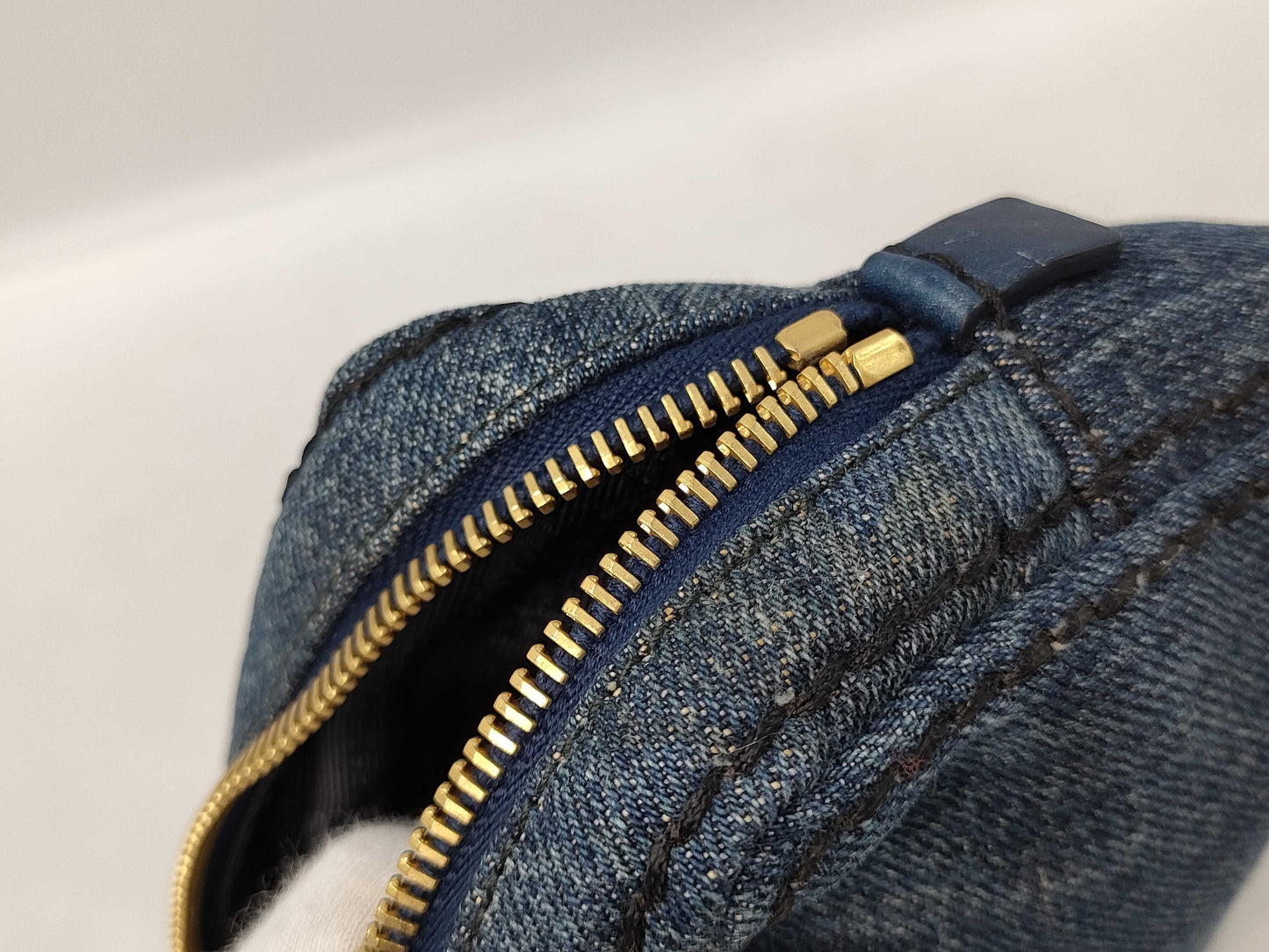 PRADA denim pouch pouch
