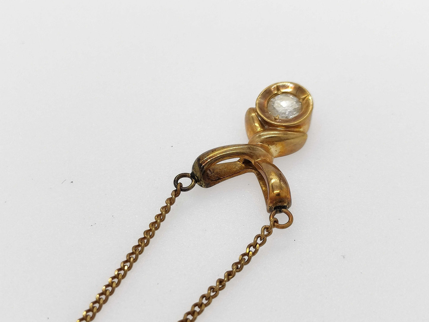 D 0.18ct K18 3.7g Necklace