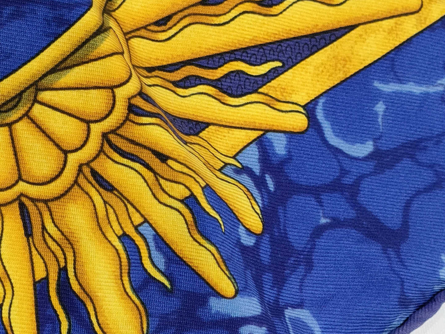 HERMES Carre Blue Scarf