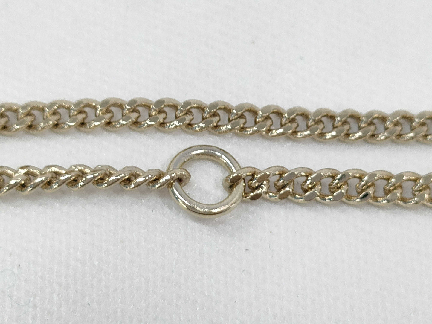 CHANEL L23B Rhinestone x Faux Pearl Necklace Necklace