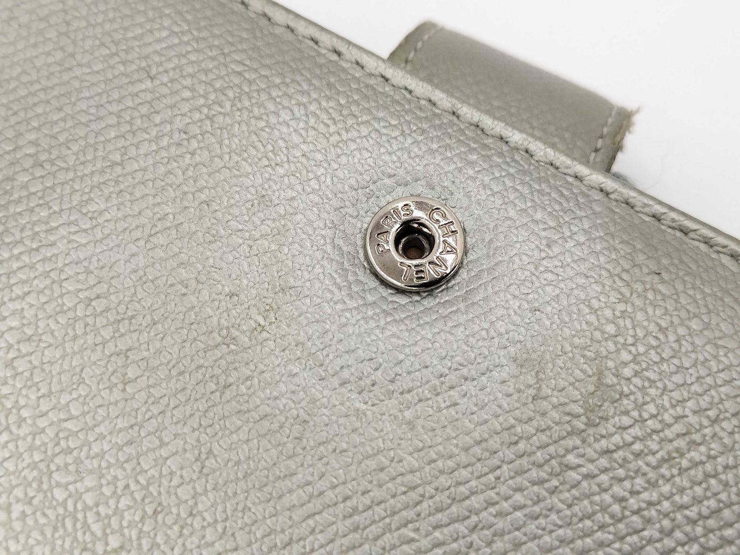 CHANEL Silver Notebook Cover