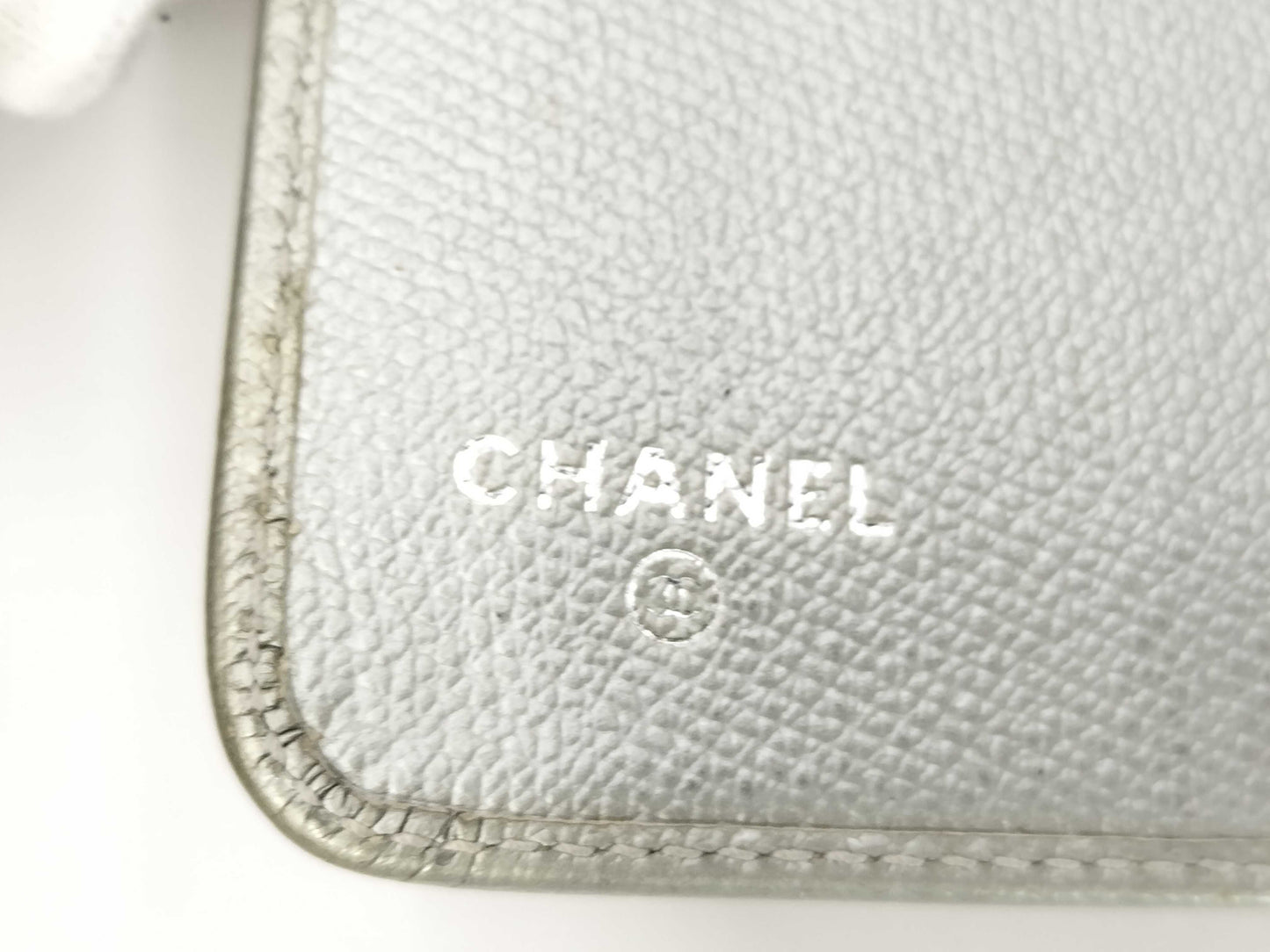 CHANEL Silver Notebook Cover