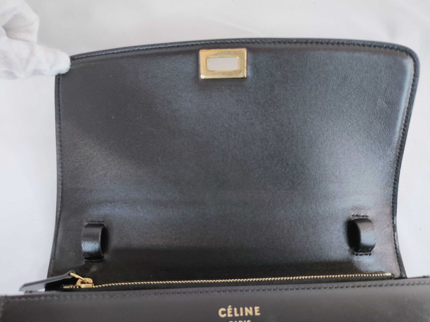 CELINE Classic Box Medium Calfskin Handbag