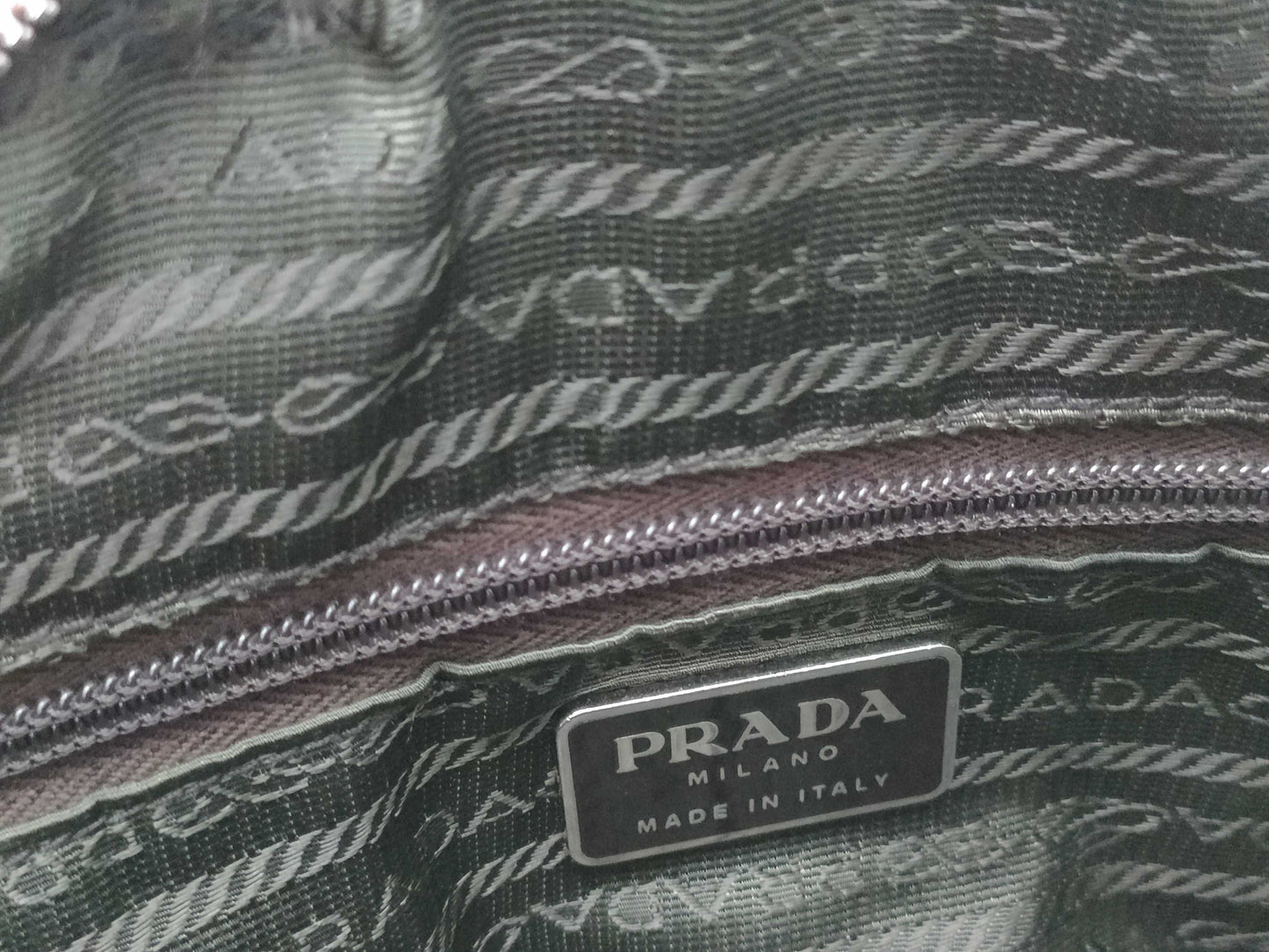 PRADA Punching Hand Mini Boston Handbag