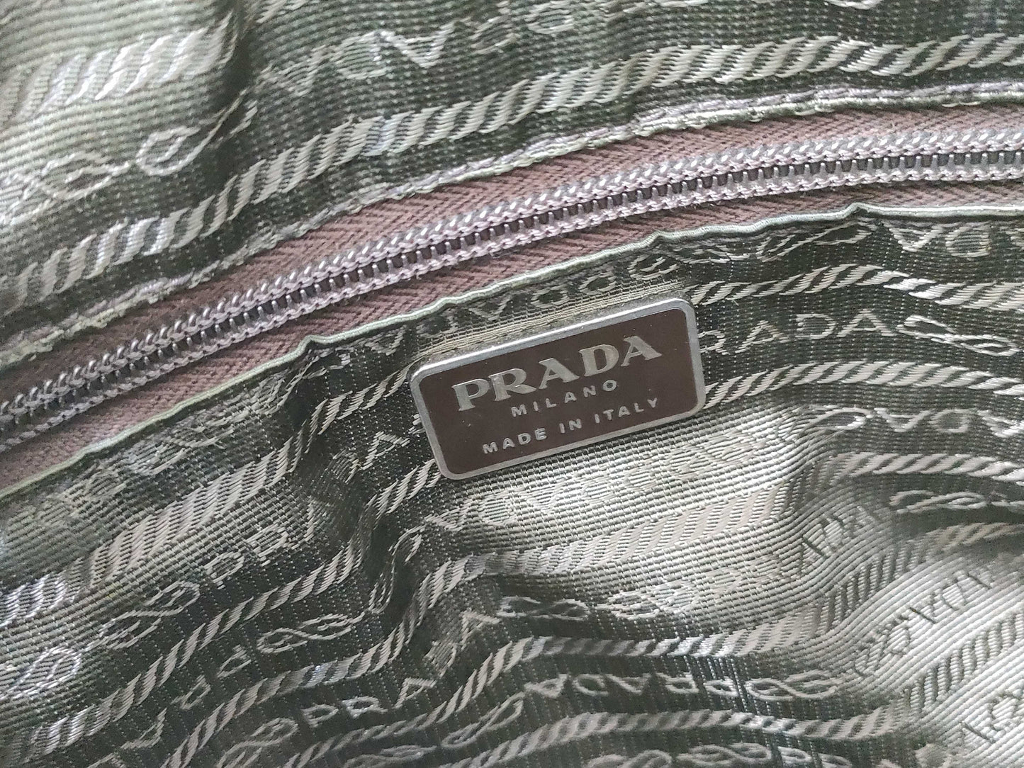 PRADA Punching Hand Mini Boston Handbag