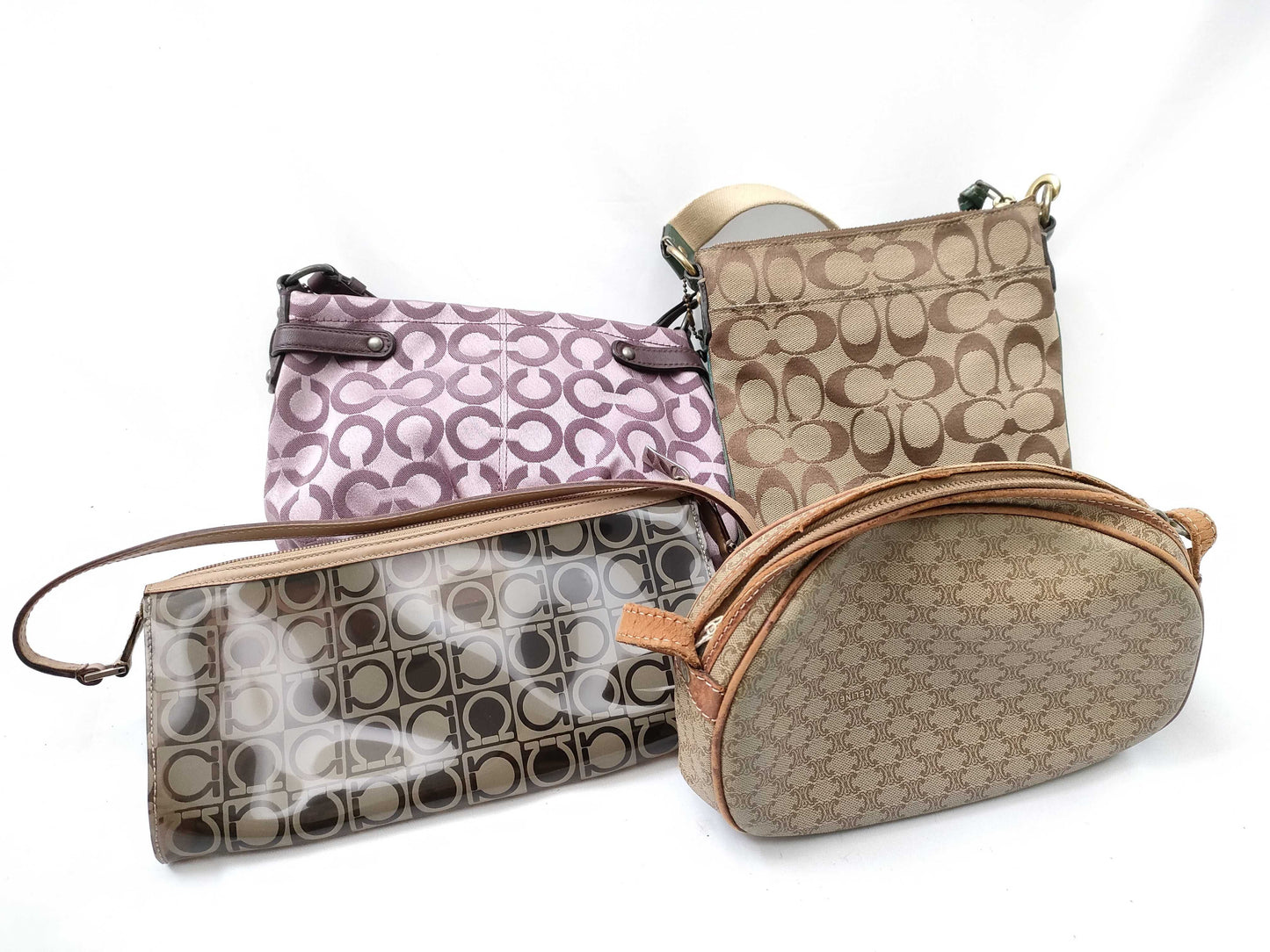 CELINE Coach/Ferragamo/Celine 4-piece shoulder bag