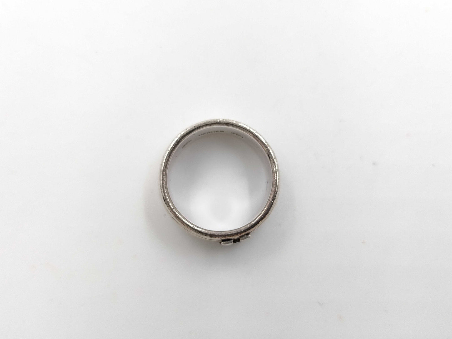 HERMES 750/925 H logo combination ring 9.1g ring