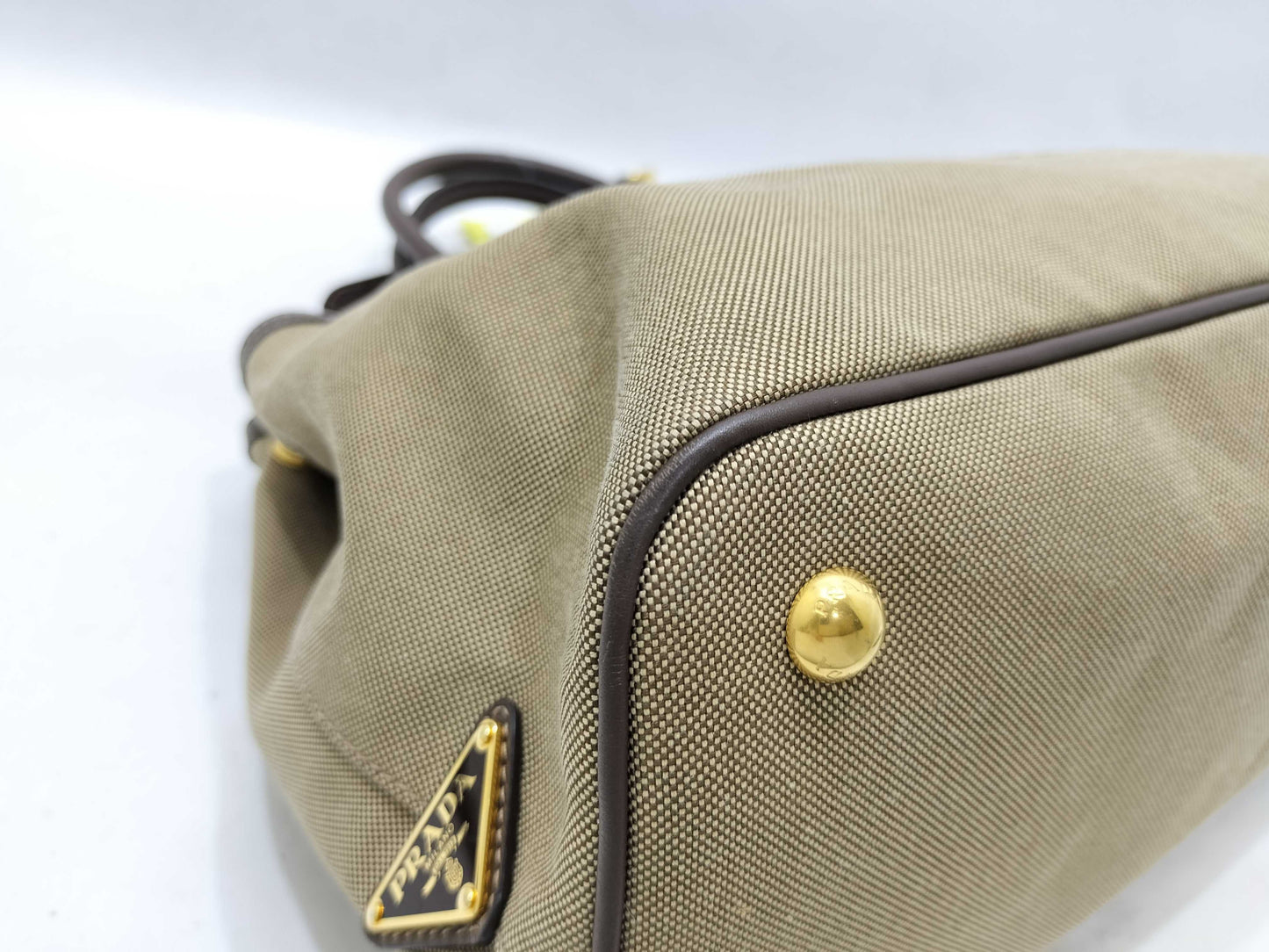 PRADA Canvas 2-Way Tote Bag