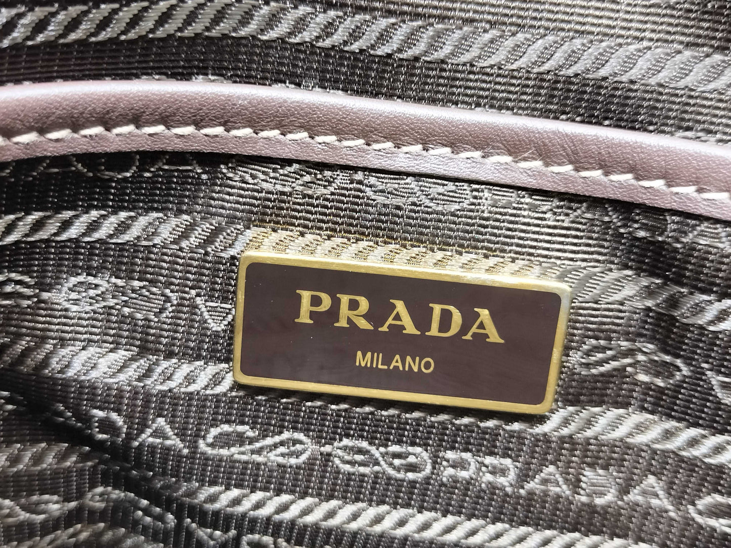 PRADA Canvas 2-Way Tote Bag