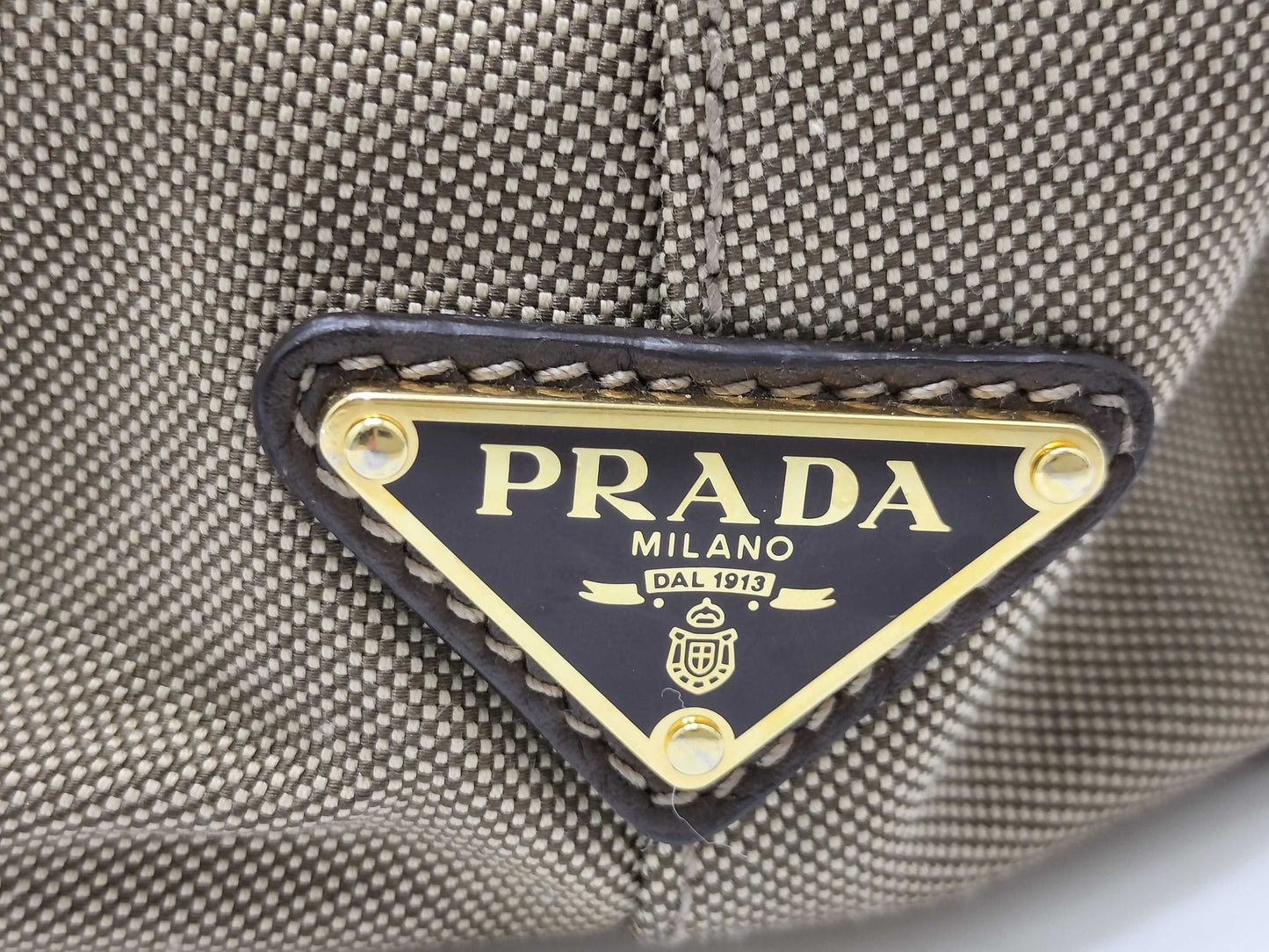 PRADA Canvas 2-Way Tote Bag