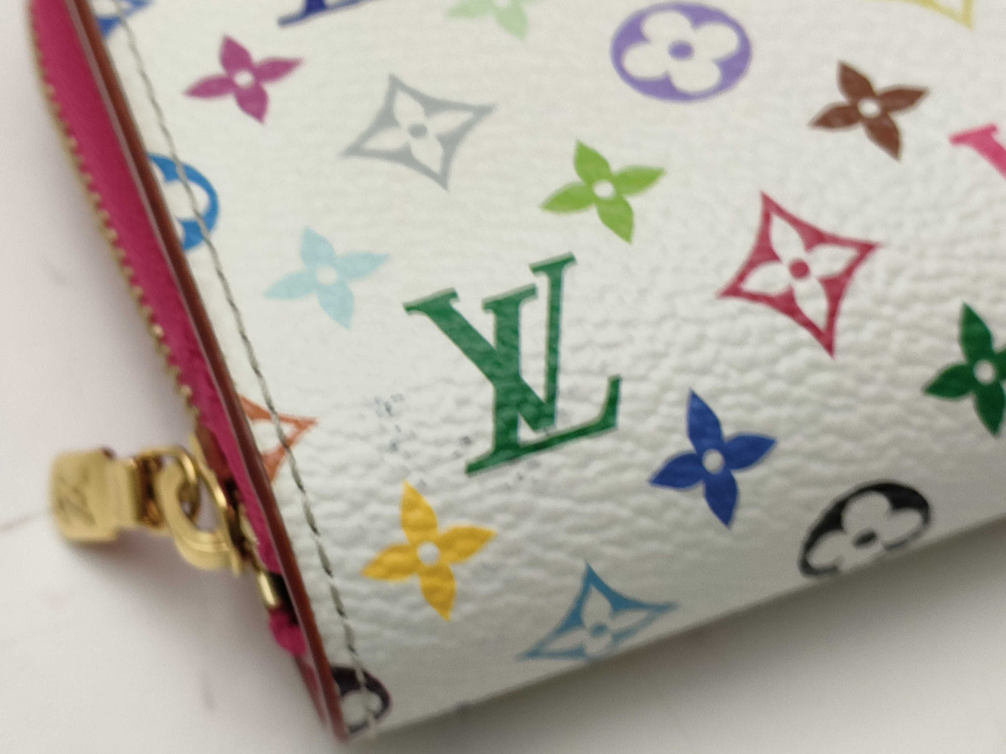 LOUIS VUITTON Monogram Multicolore M14093 Louis Vuitton Initial Wallet