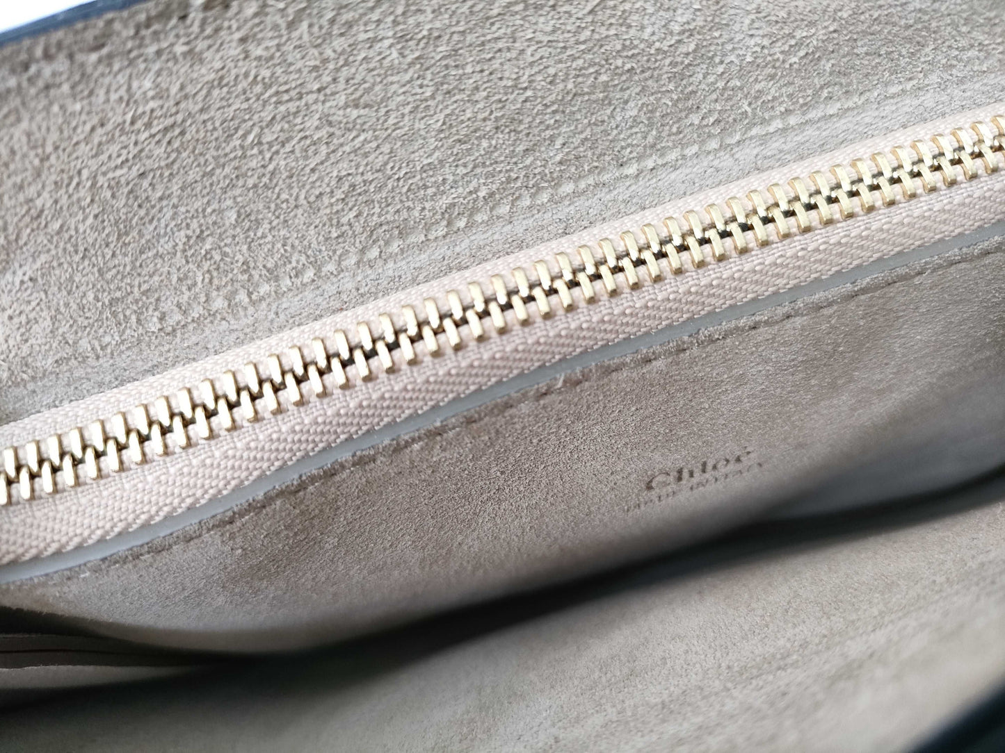 Chloe Faye Suede and Leather Shoulder Bag