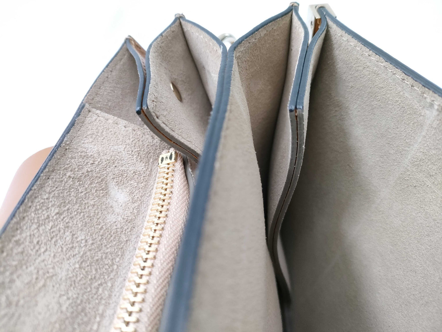Chloe Faye Suede and Leather Shoulder Bag