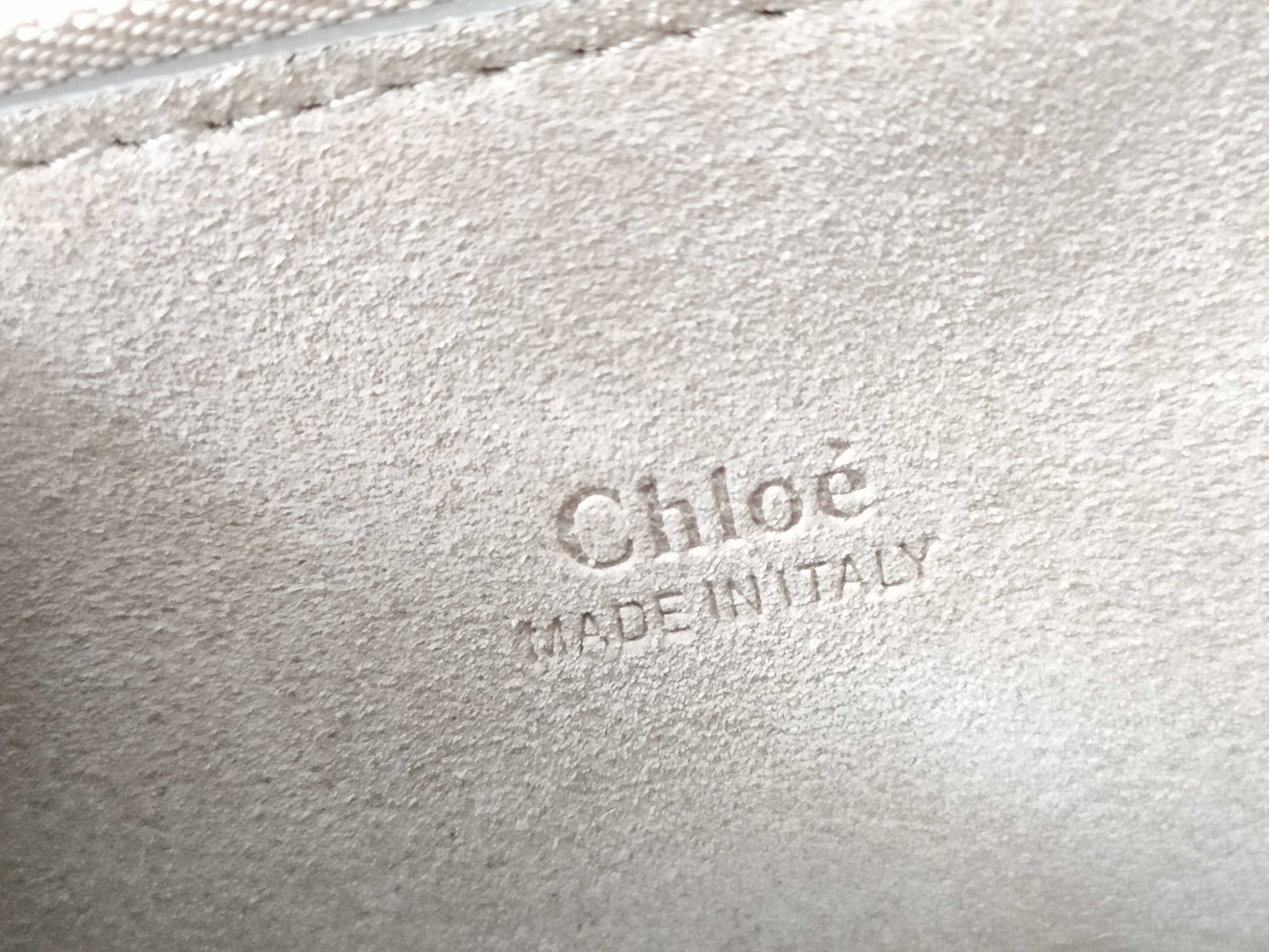 Chloe Faye Suede and Leather Shoulder Bag