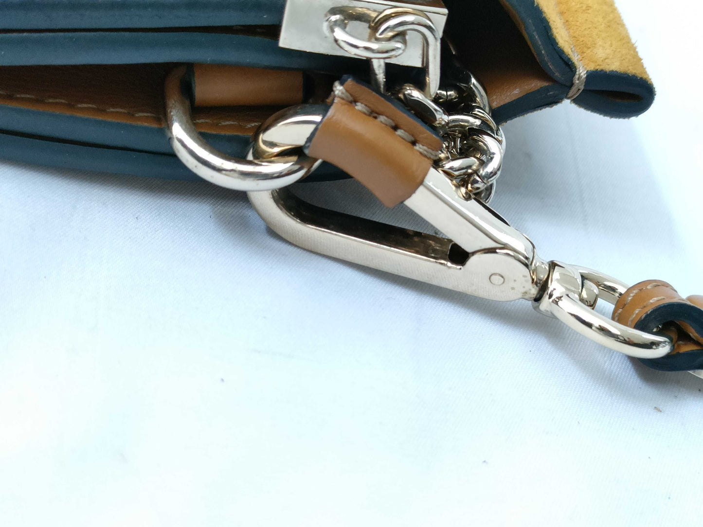 Chloe Faye Suede and Leather Shoulder Bag