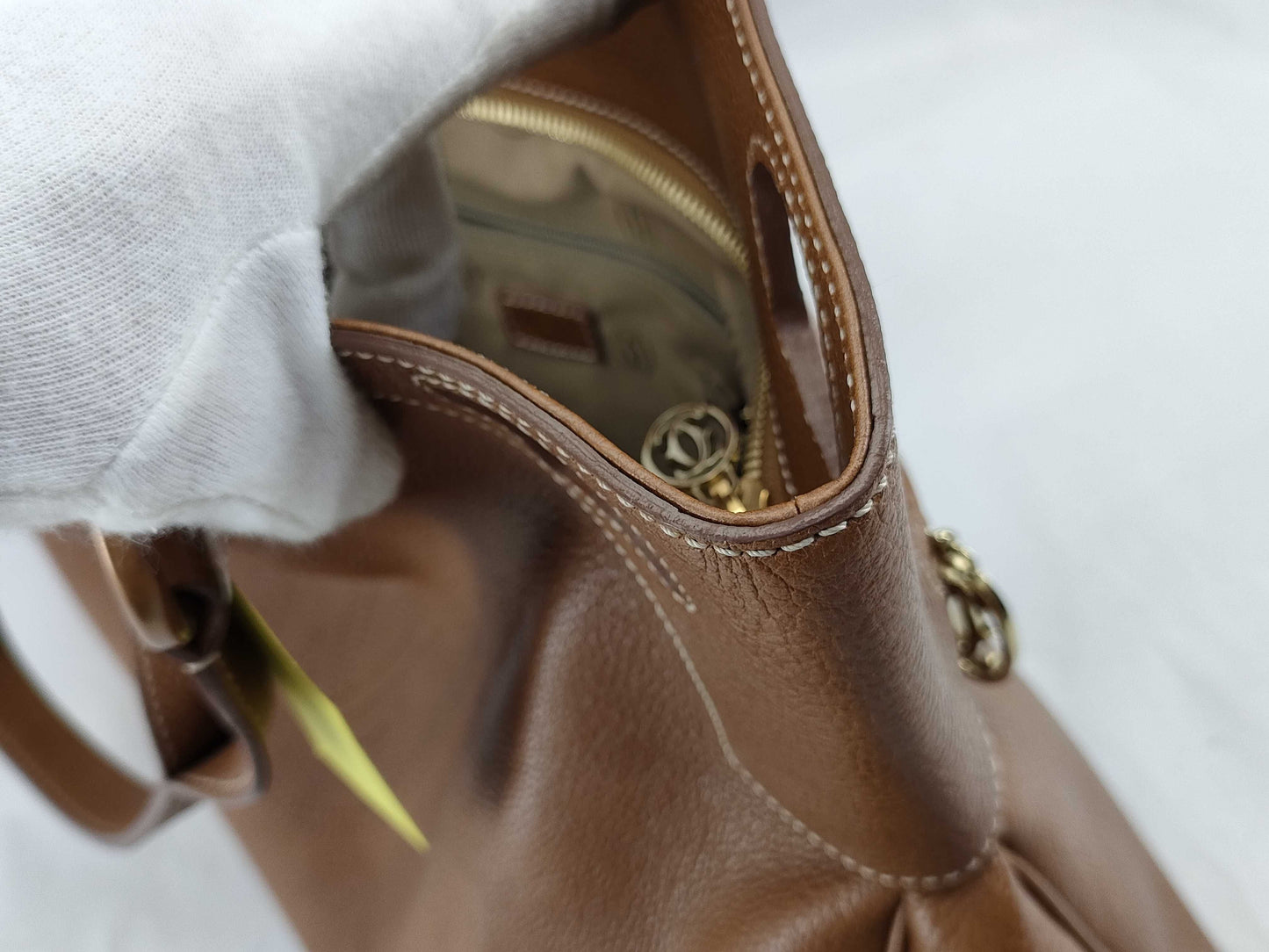 Cartier handbag brown handbag