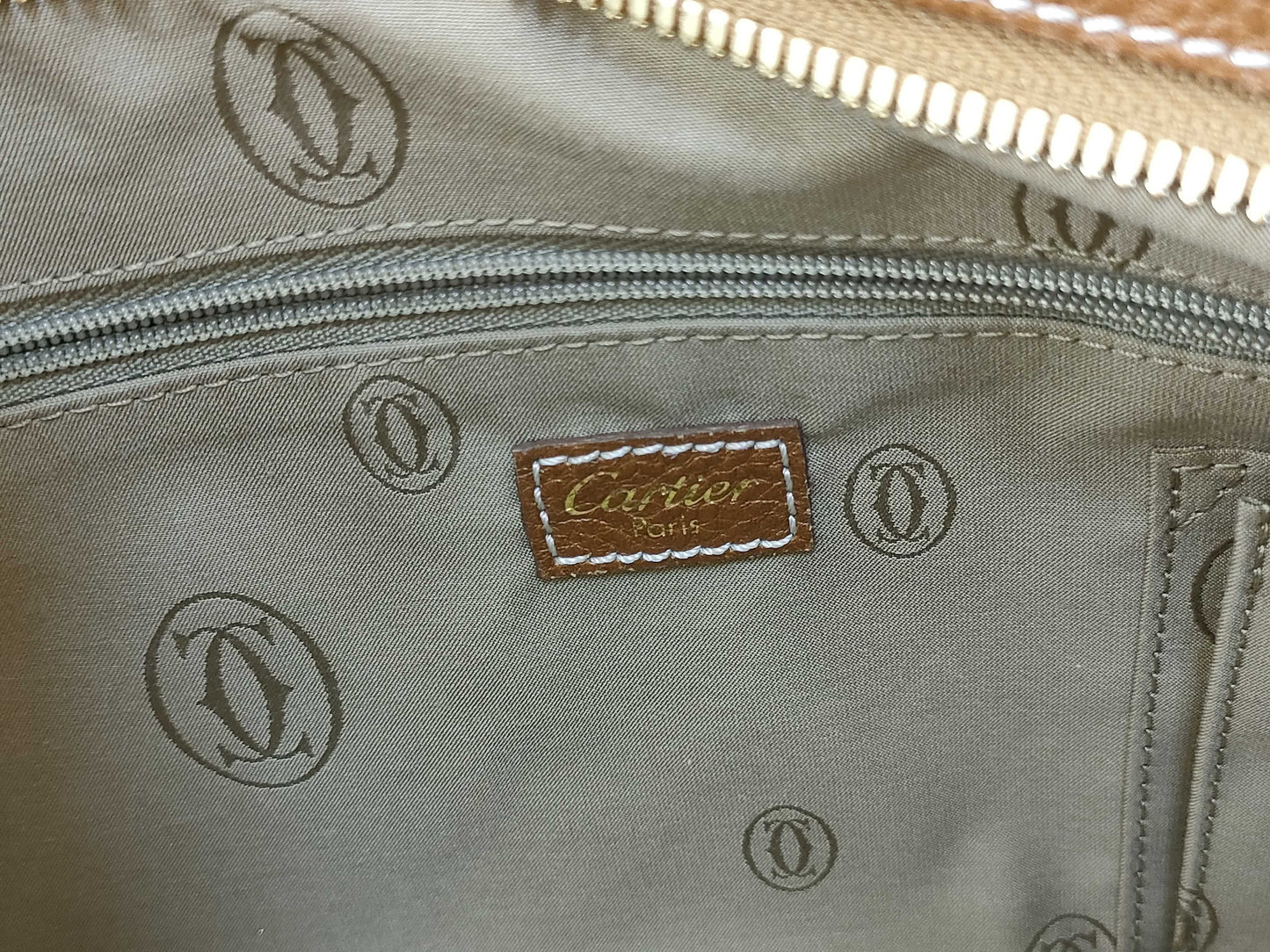Cartier handbag brown handbag