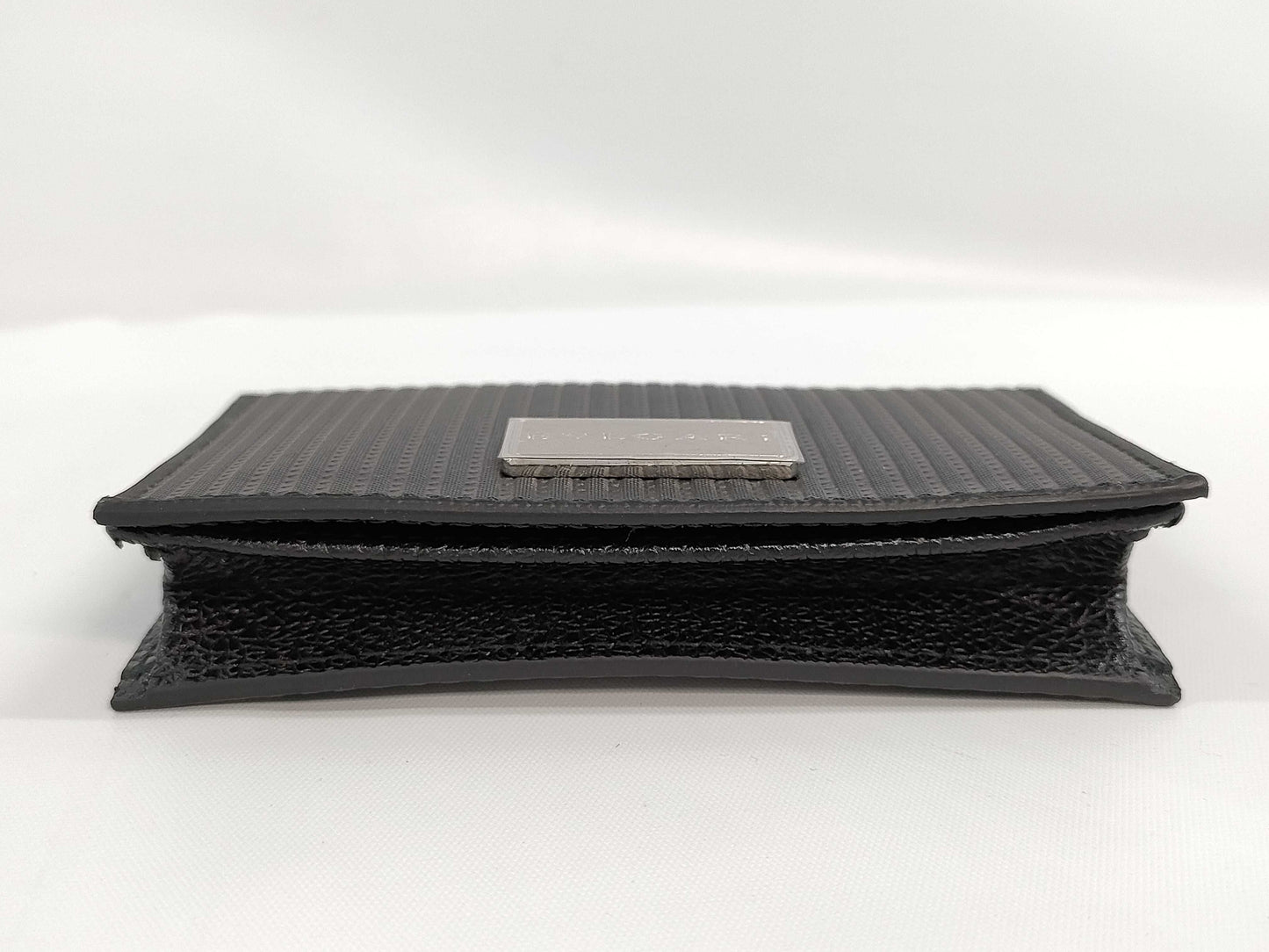 BVLGARI Leather Card Case, Card Case, Pass Case, Business Card Case
