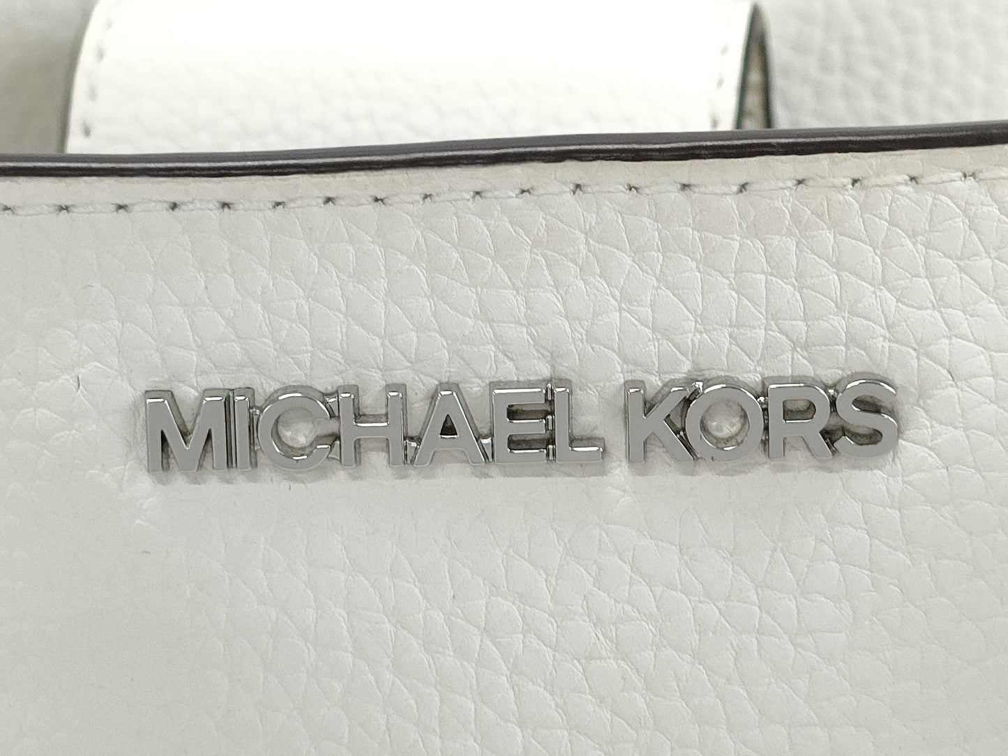 Michael Kors Michael Cole 2-Way Bag White Handbag