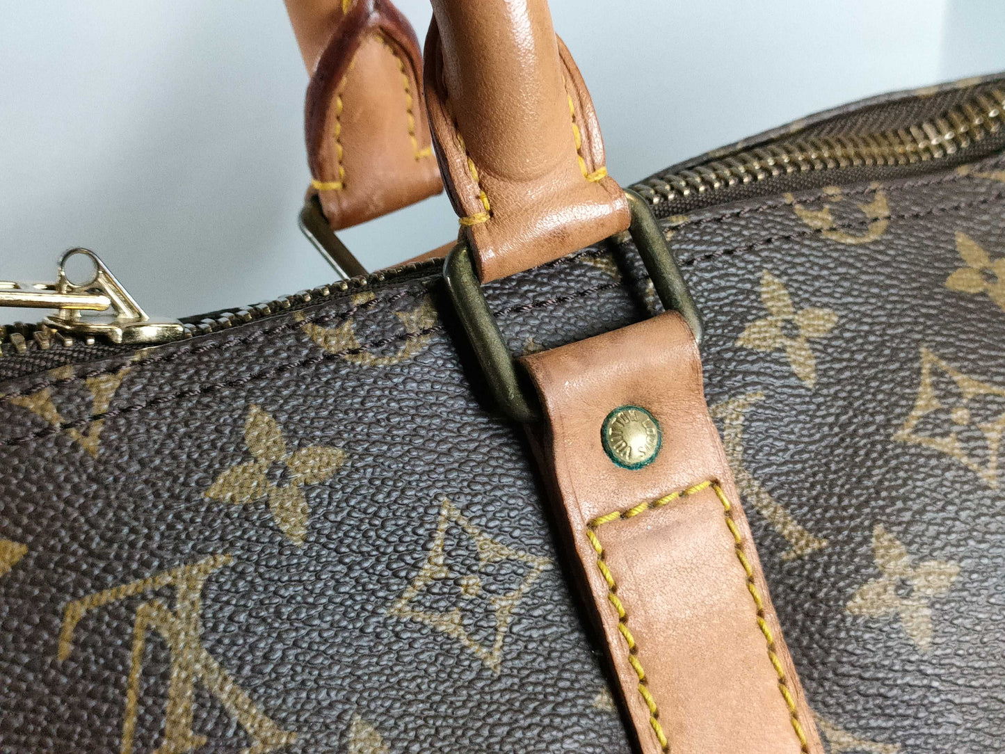 LOUIS VUITTON Monogram M41424 Keepall 55 Boston Bag