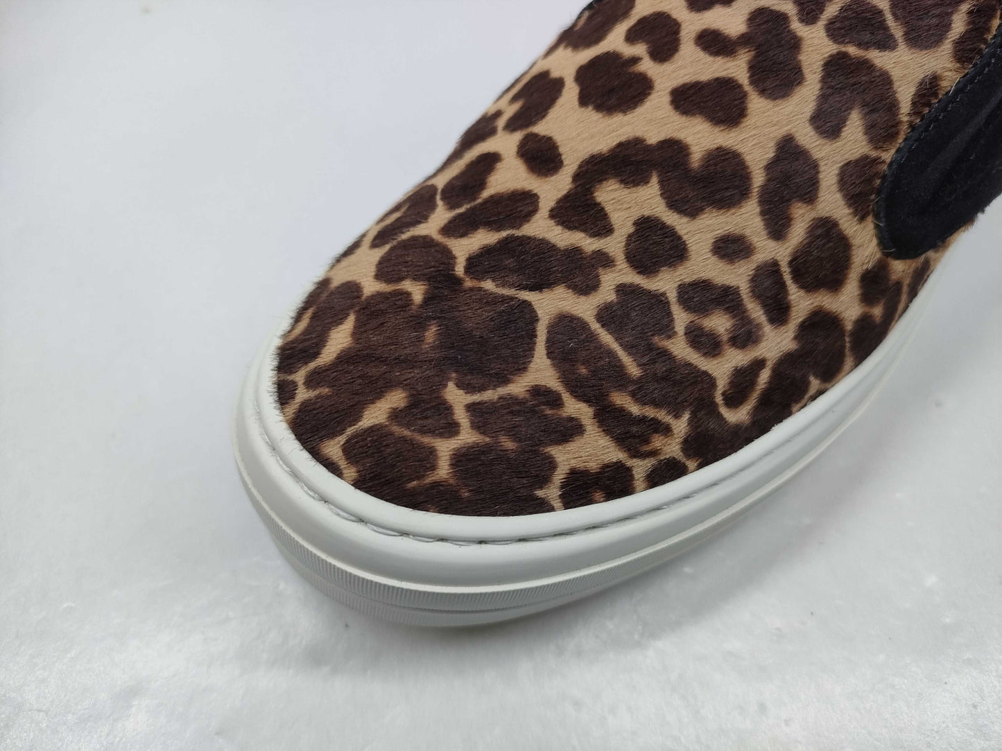 Salvatore Ferragamo Leopard Print Slip-On Shoes
