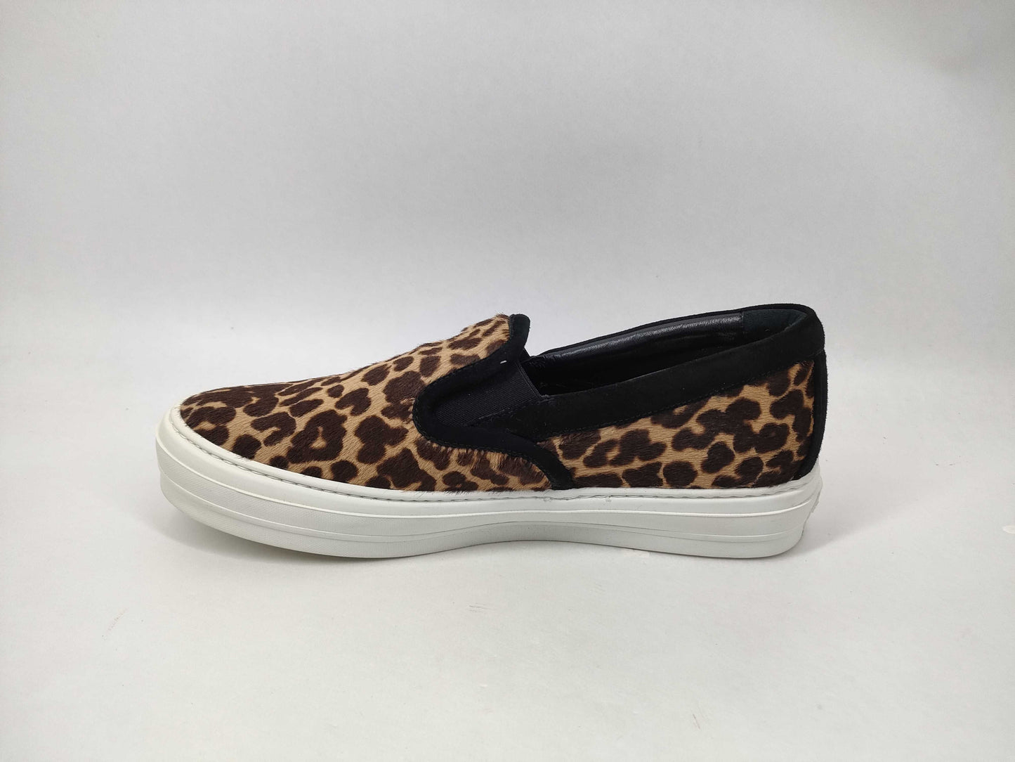 Salvatore Ferragamo Leopard Print Slip-On Shoes
