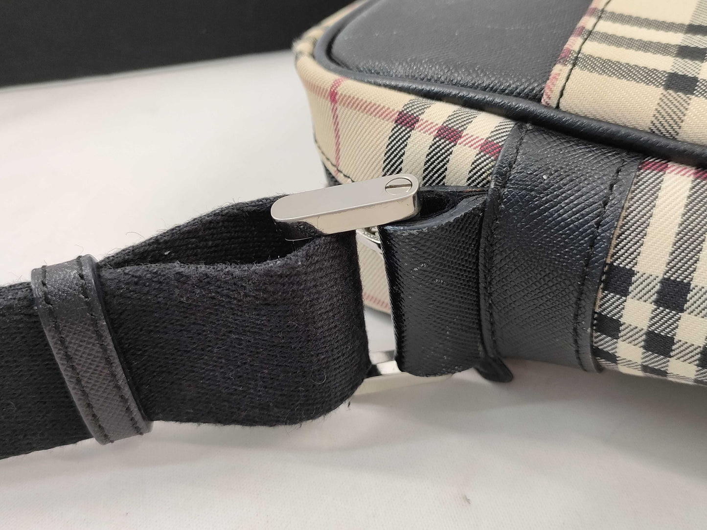BURBERRY Check Shoulder Bag