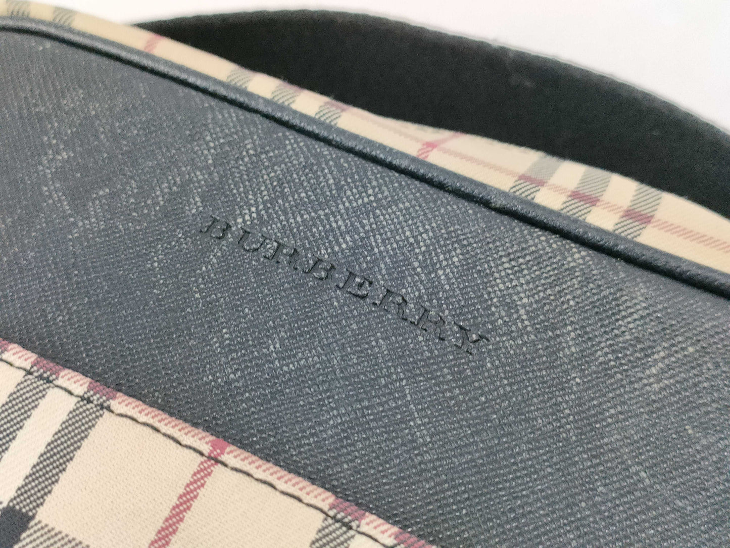 BURBERRY Check Shoulder Bag