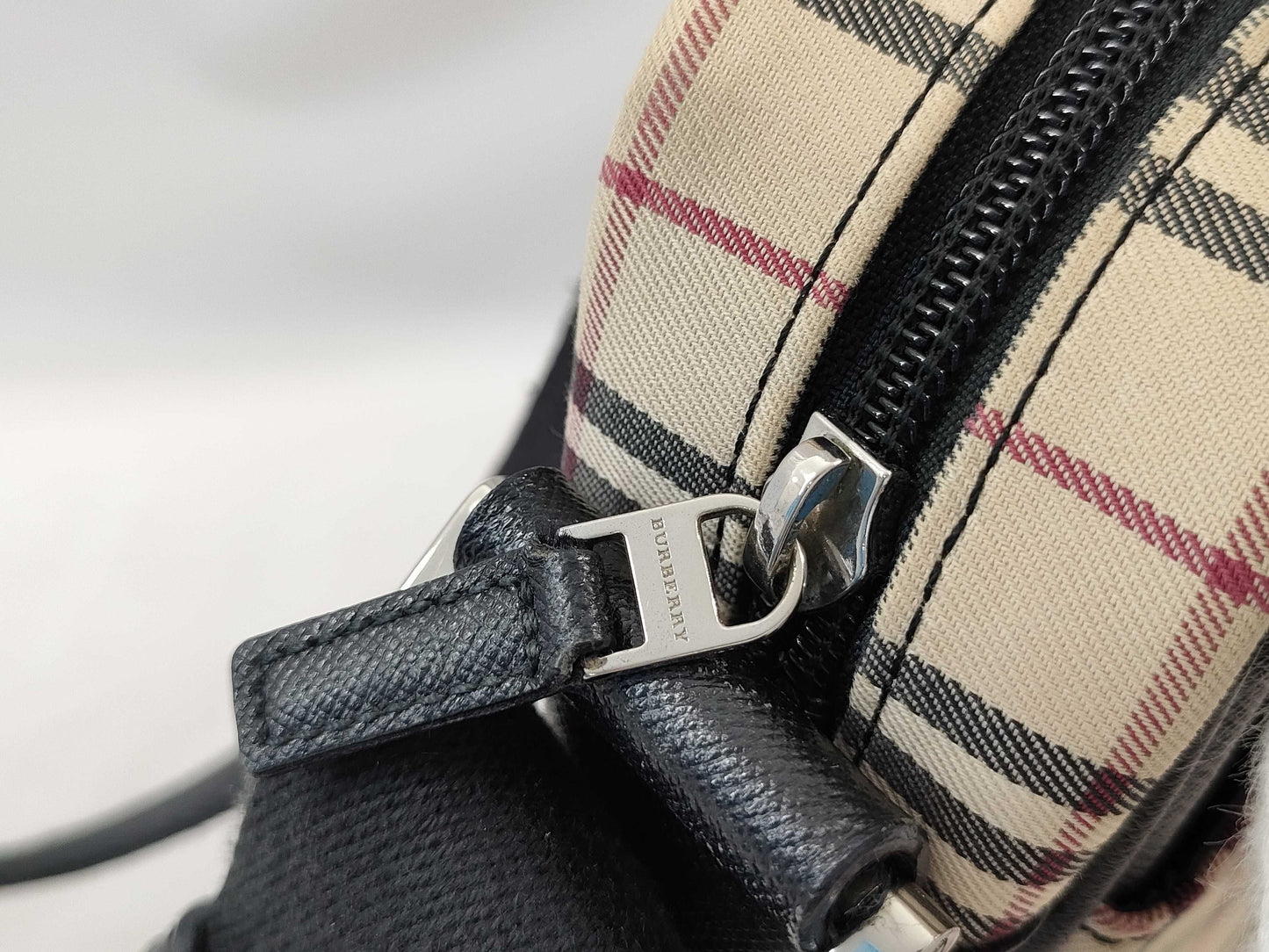 BURBERRY Check Shoulder Bag