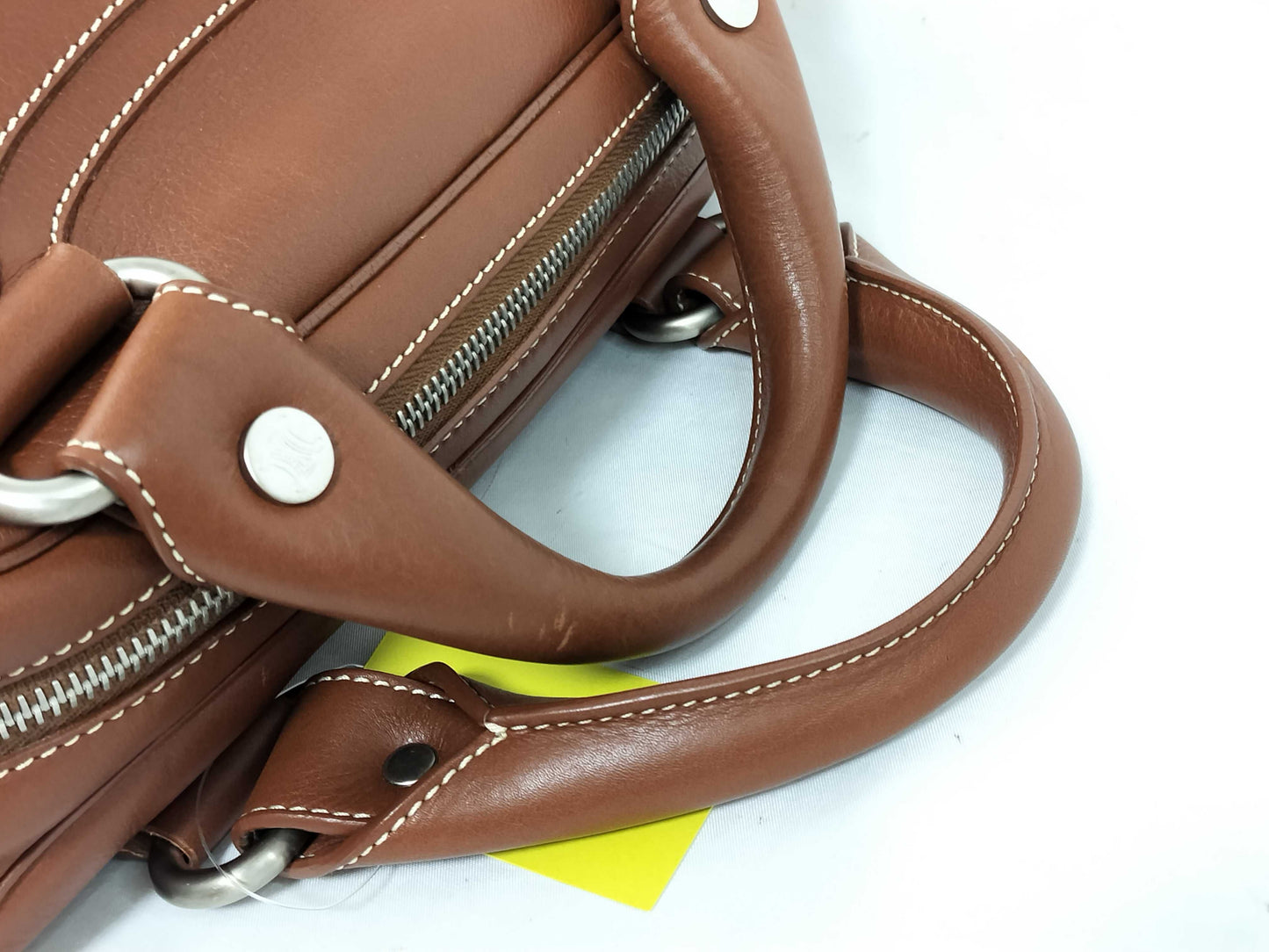 CELINE Leather Handbag Brown Handbag