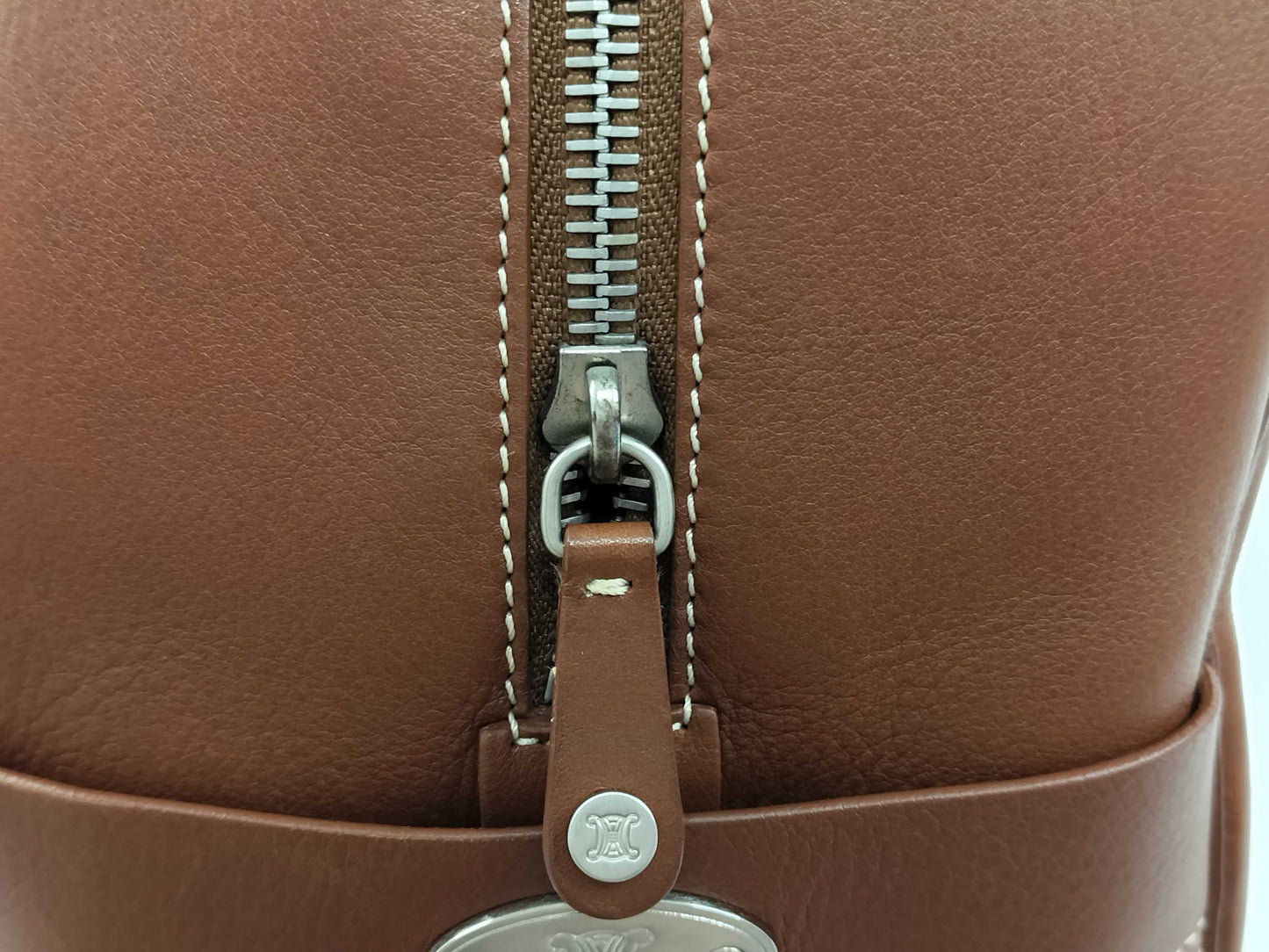 CELINE Leather Handbag Brown Handbag