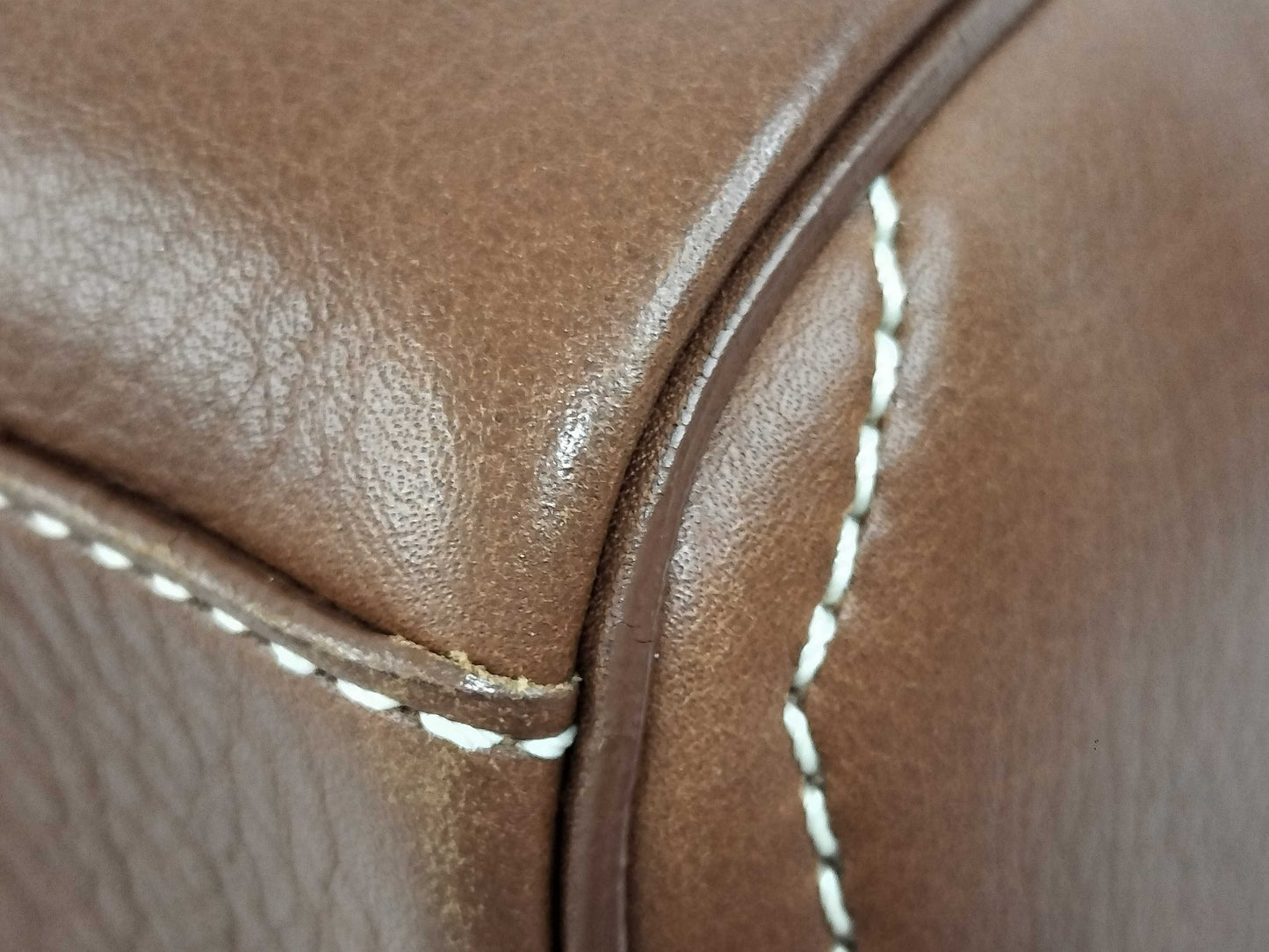 CELINE Leather Handbag Brown Handbag