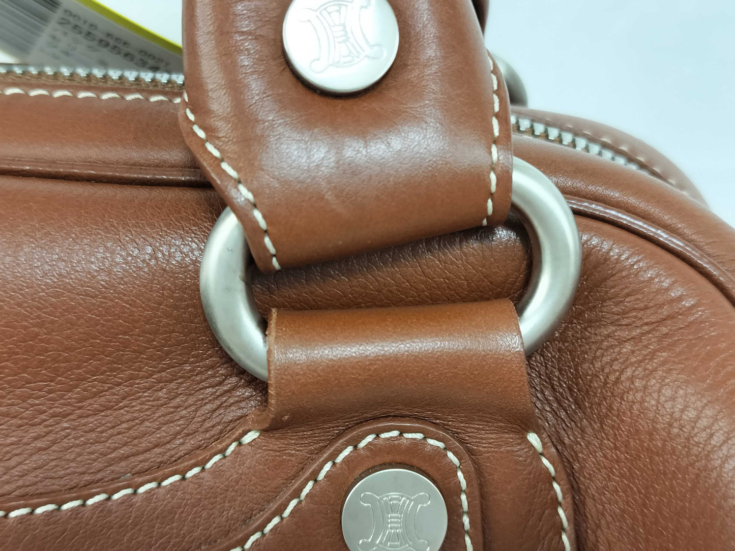 CELINE Leather Handbag Brown Handbag