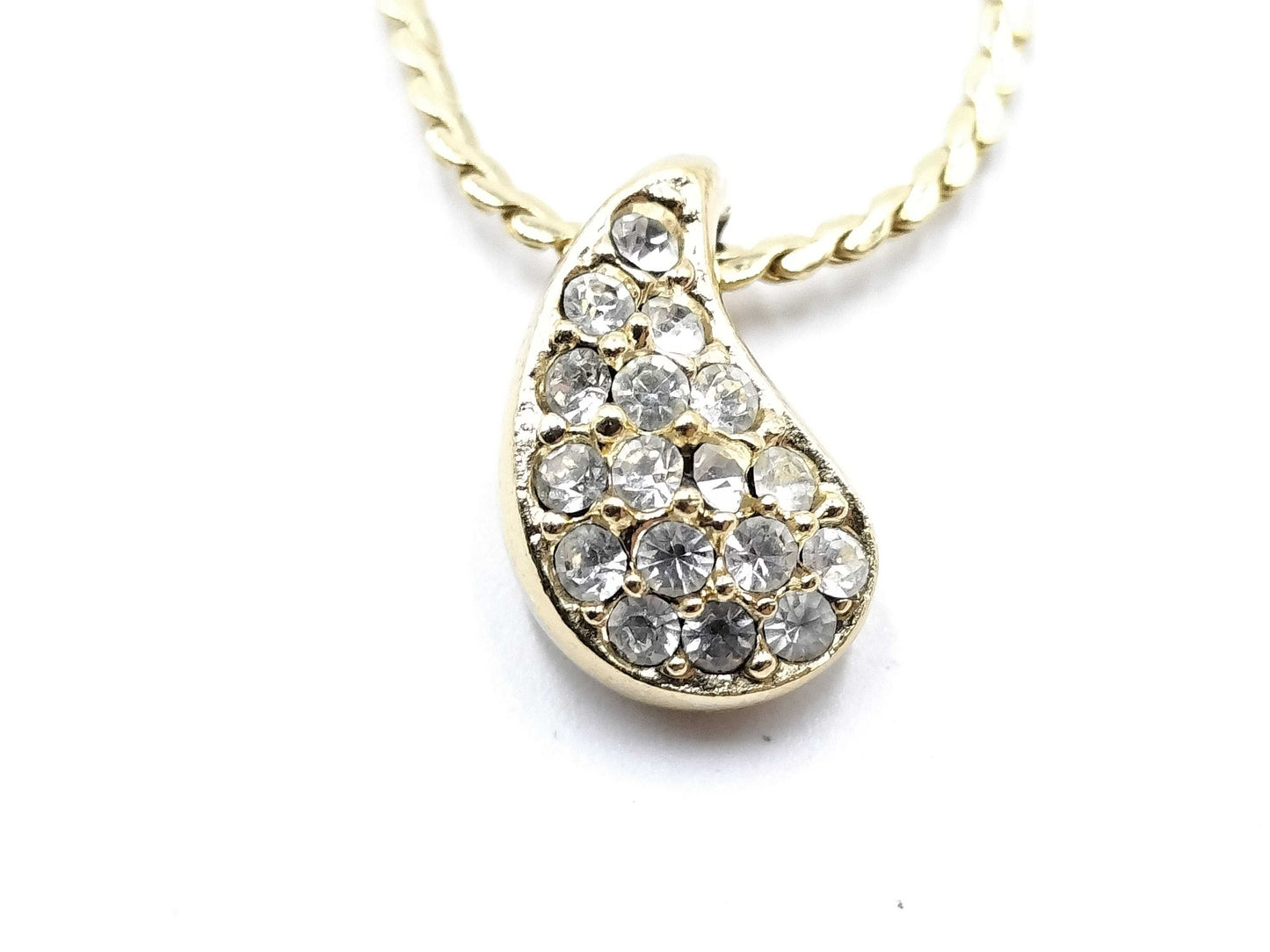 Dior Rhinestone/Necklace/Earring Set Necklace