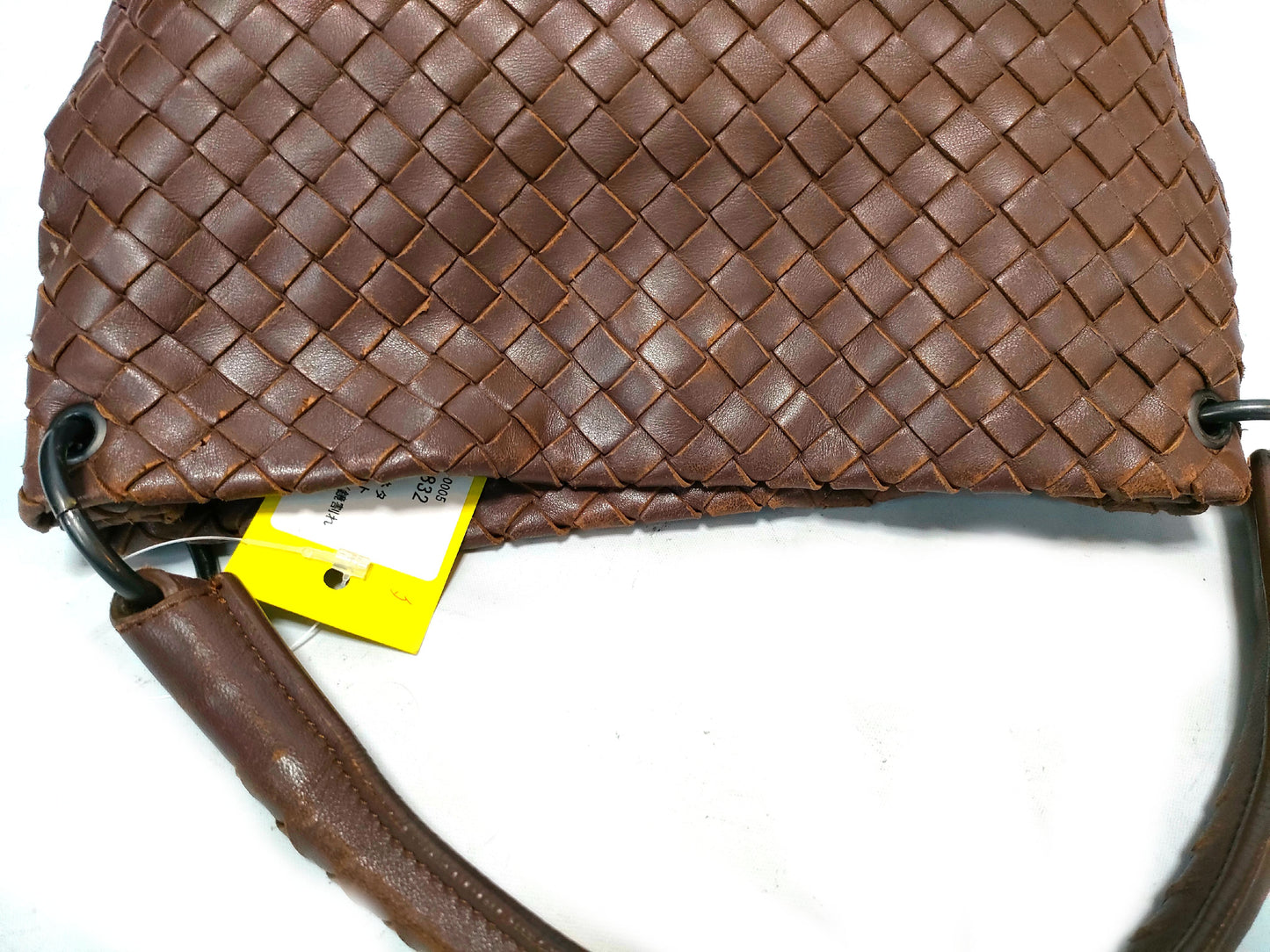BOTTEGA VENETA Intrecciato Brown/One-Hand/Mirror Broken Handbag