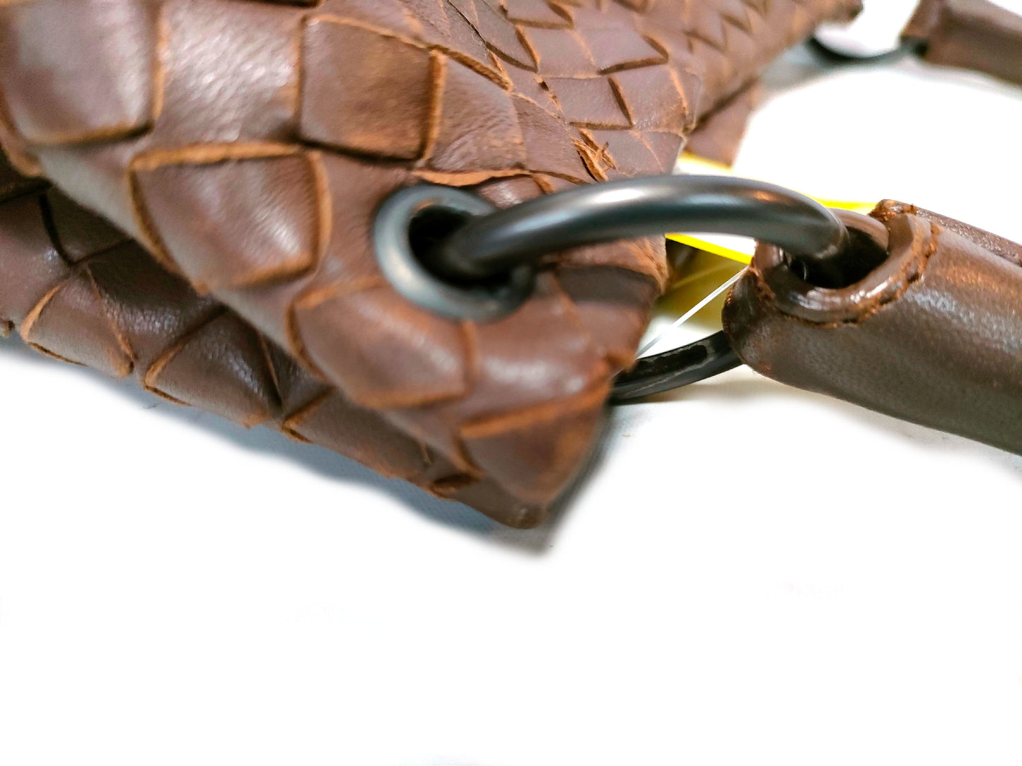 BOTTEGA VENETA Intrecciato Brown/One-Hand/Mirror Broken Handbag