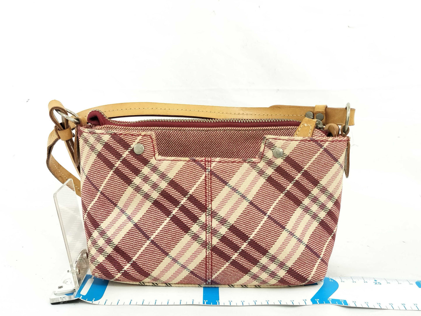 BURBERRY Nova Check Shoulder Bag Pink Shoulder Bag
