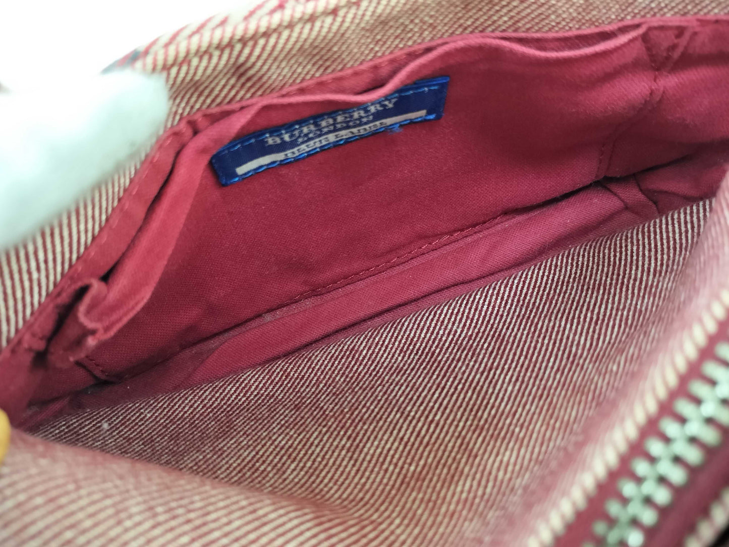 BURBERRY Nova Check Shoulder Bag Pink Shoulder Bag