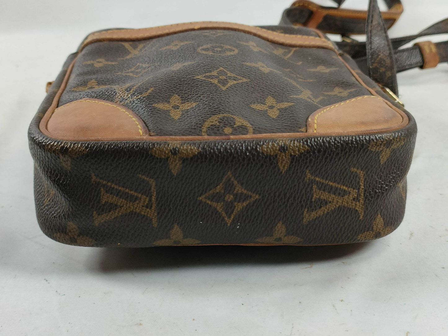 LOUIS VUITTON Monogram M45266 Danube Shoulder Bag with Torn Shoulder Strap