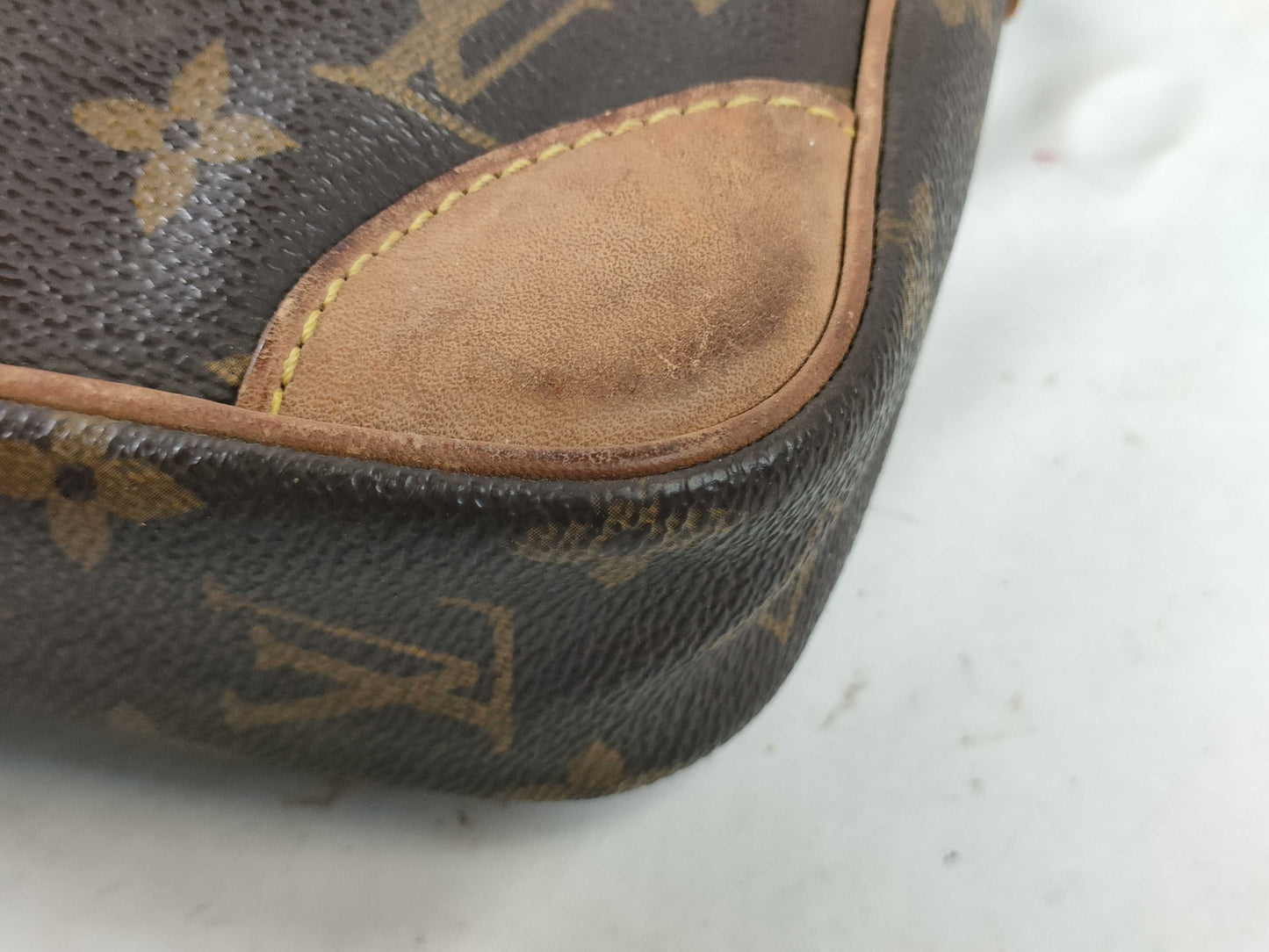 LOUIS VUITTON Monogram M45266 Danube Shoulder Bag with Torn Shoulder Strap