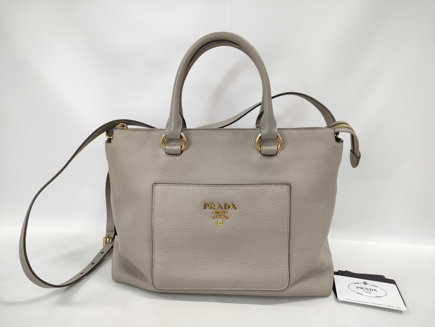 PRADA 1BA063 2WAY Tote Bag