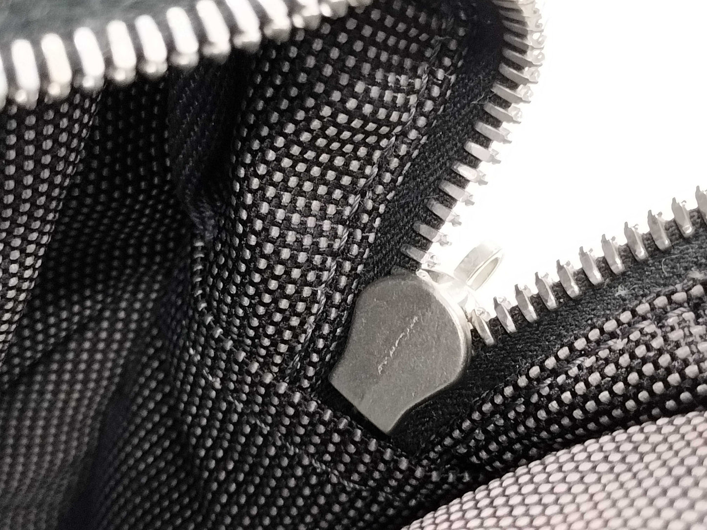 HERMES Air Line MM Tote Bag Gray with Cadena
