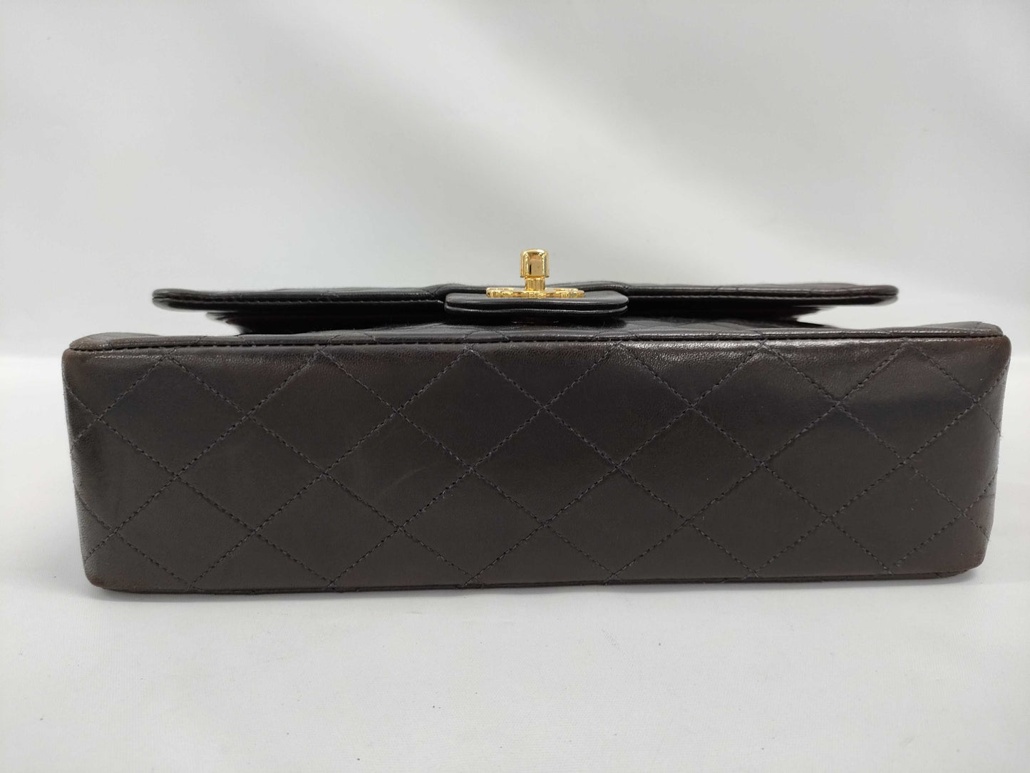 CHANEL Lambskin Matelasse Chain Shoulder Bag with Double Flap, Size 25, No. 4
