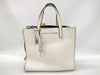 MARC JACOBS Leather 2-Way Tote Bag White Handbag