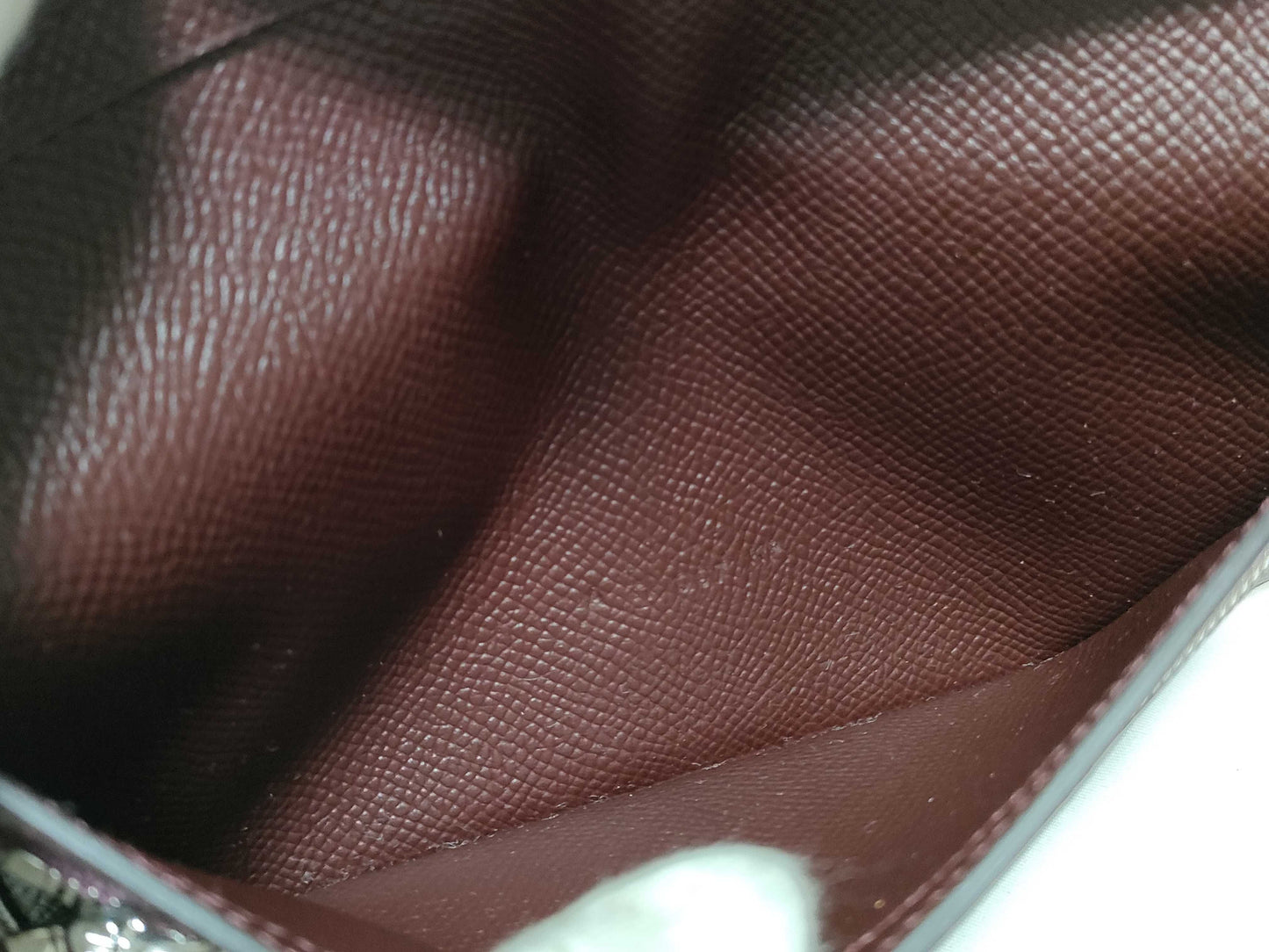 HERMES Engraved A Bearn Souffle Raisin A Wallet