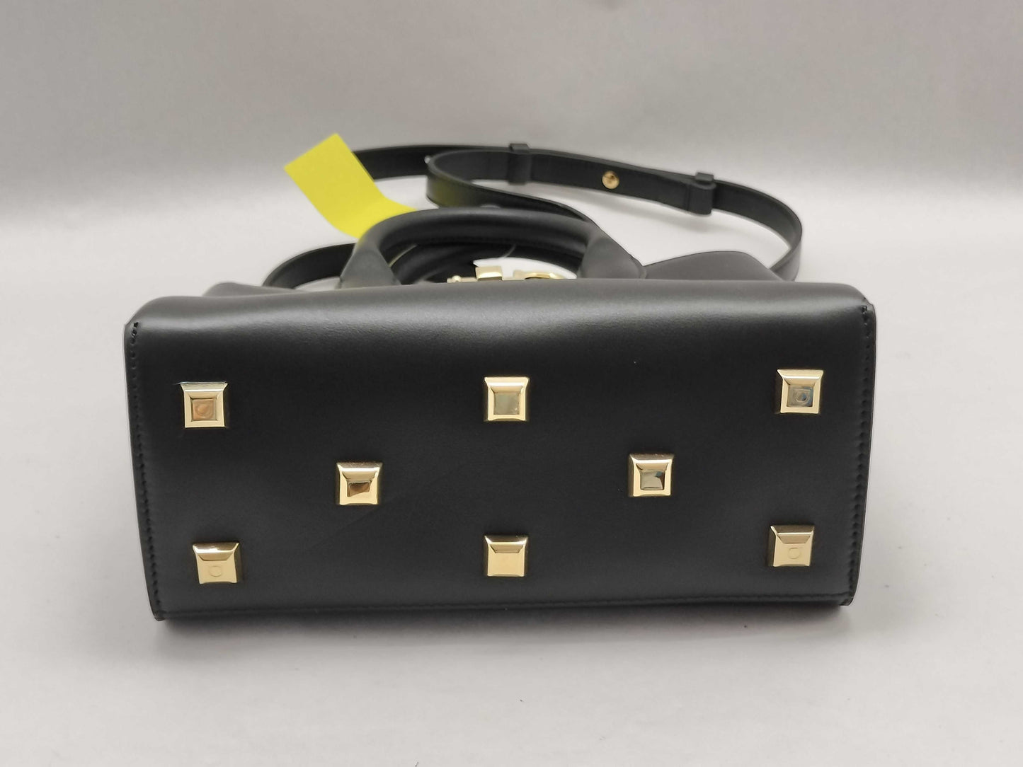 Salvatore Ferragamo Gancini 2-way black shoulder bag