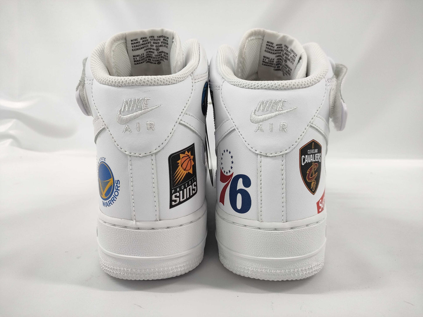NIKE Air Force Supreme NBA x Nike White AQ8 Sneakers