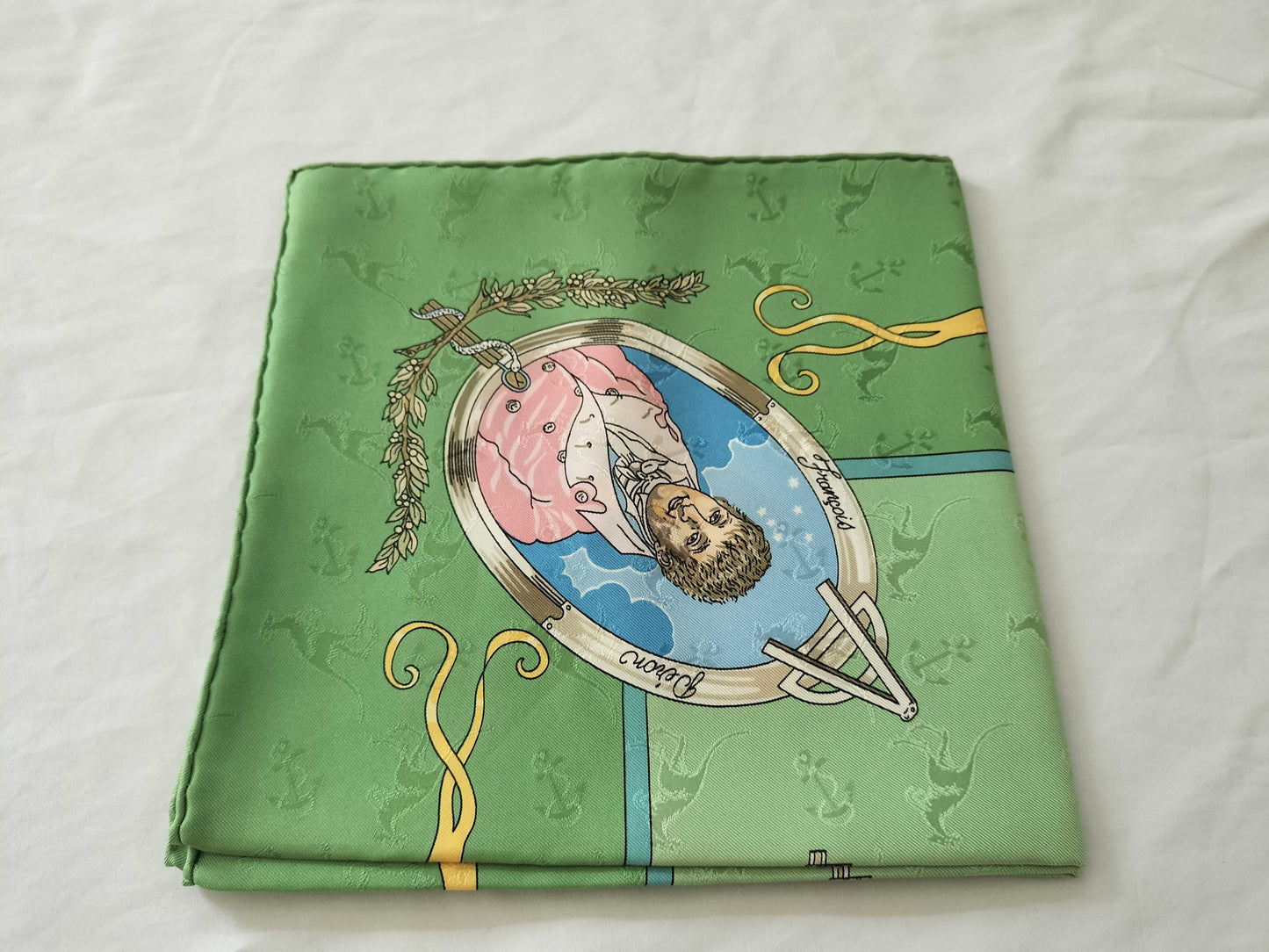 HERMES Carré "Geographer" Scarf
