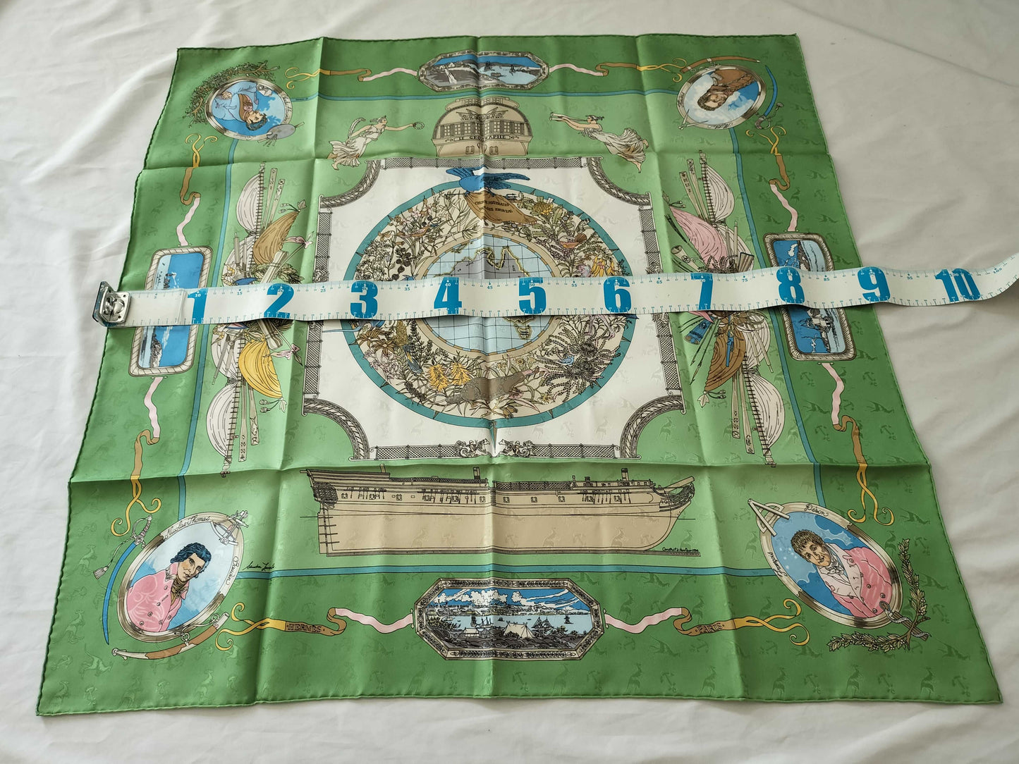 HERMES Carré "Geographer" Scarf
