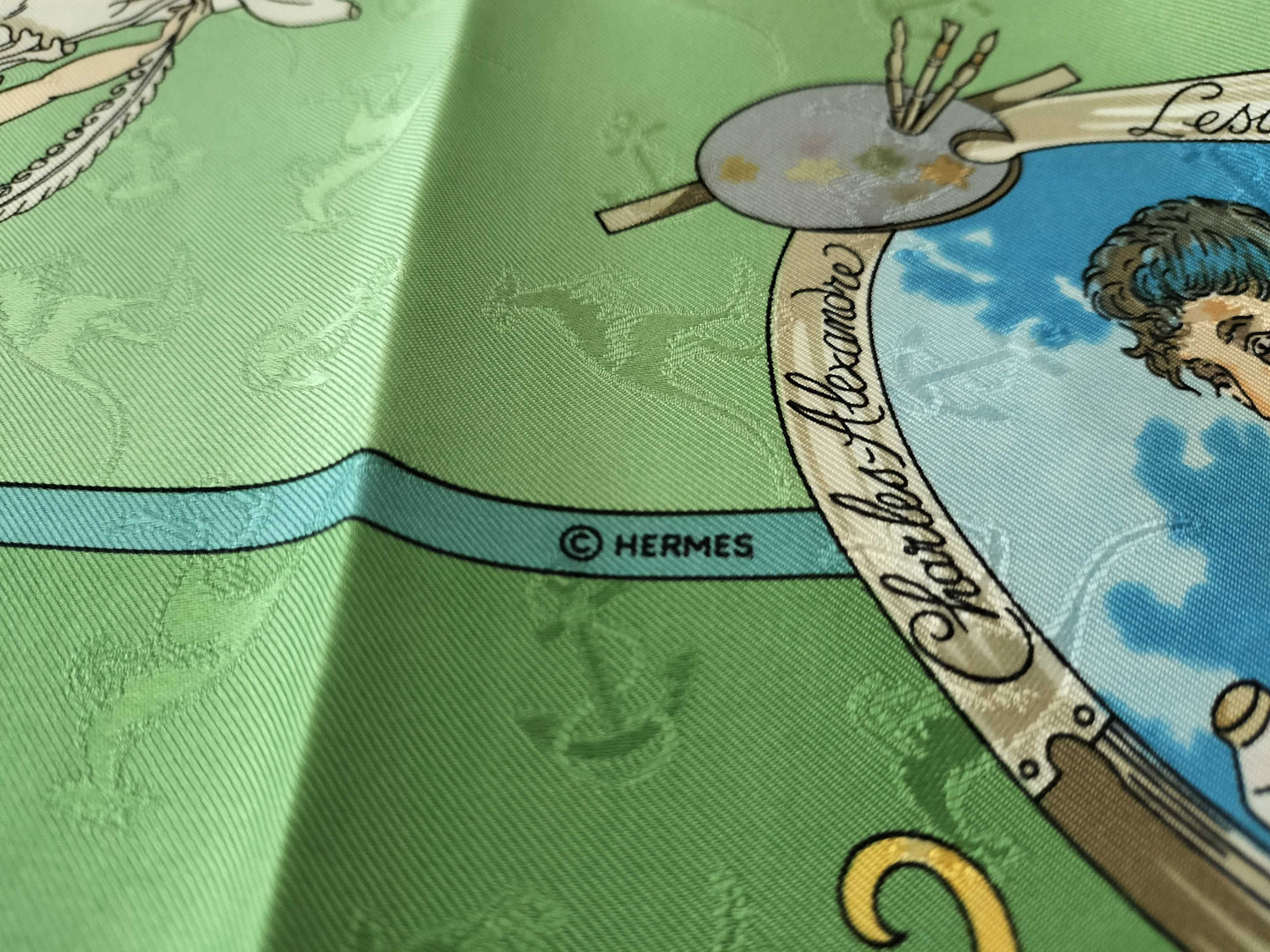 HERMES Carré "Geographer" Scarf